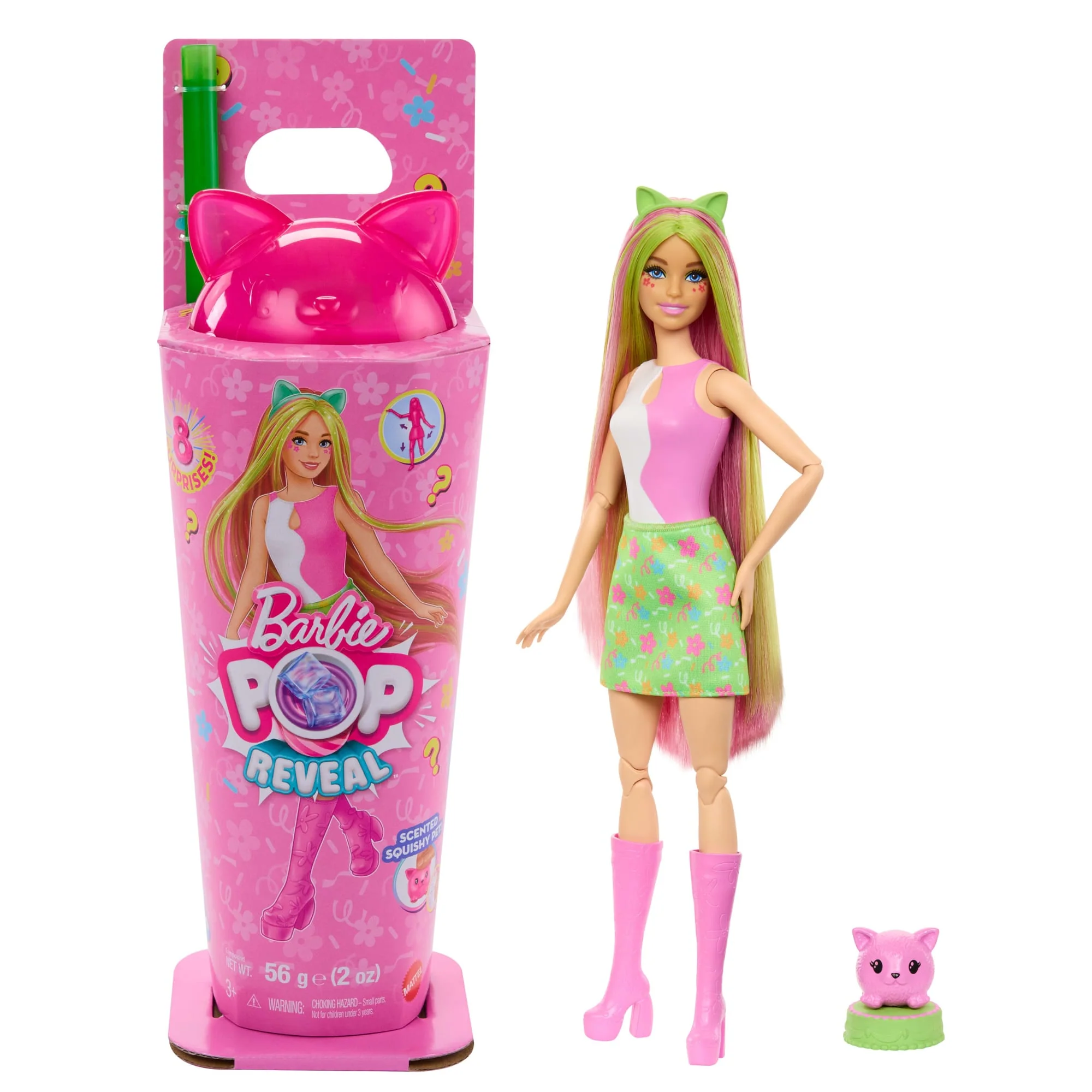 Barbie Pop Reveal Zwierzaczkowa imprezka Lalka modowa i akcesoria Zestaw Zabawka Mix 3+ - Image 3