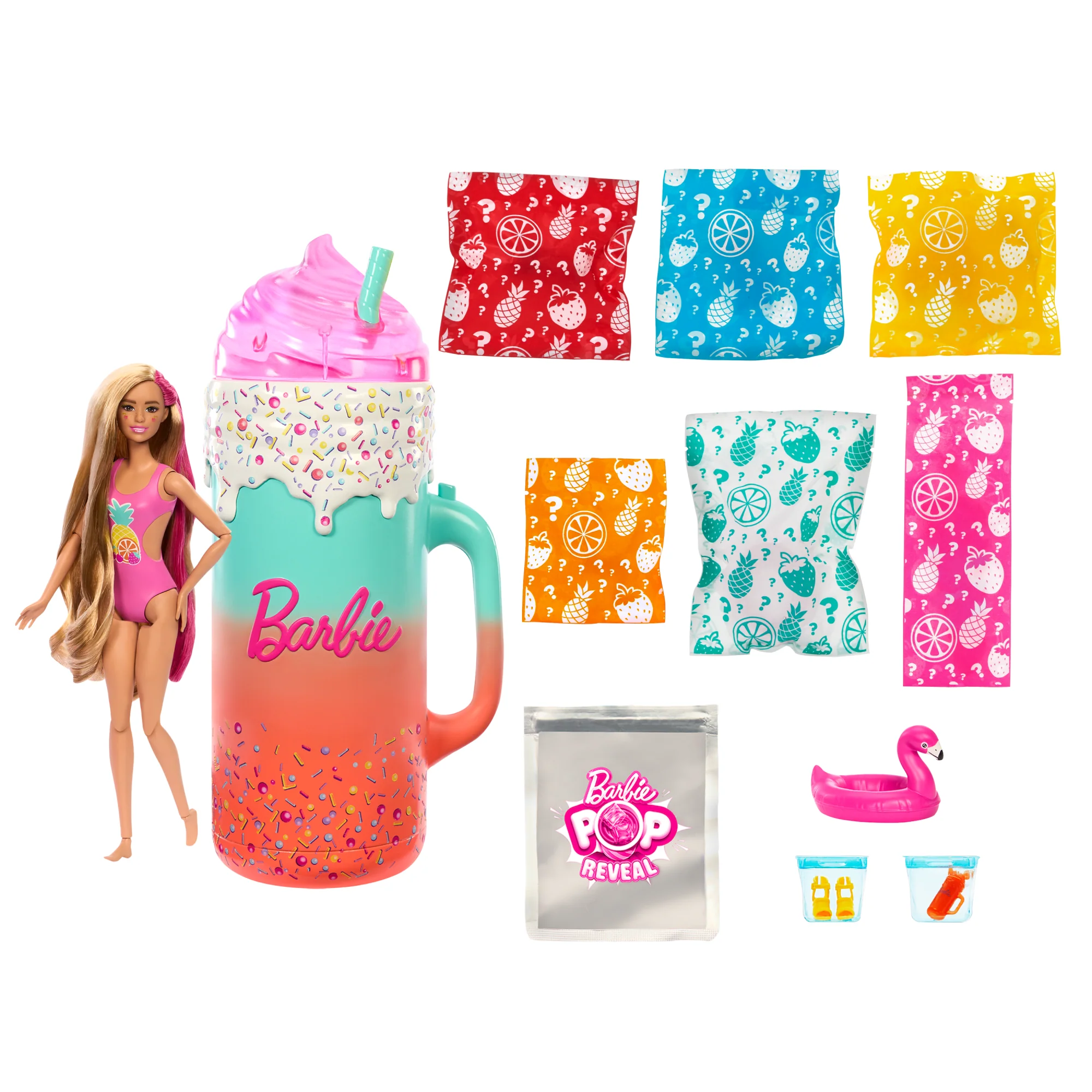 Barbie Pop Reveal Serie Frutas Smoothie Tropical - Image 3
