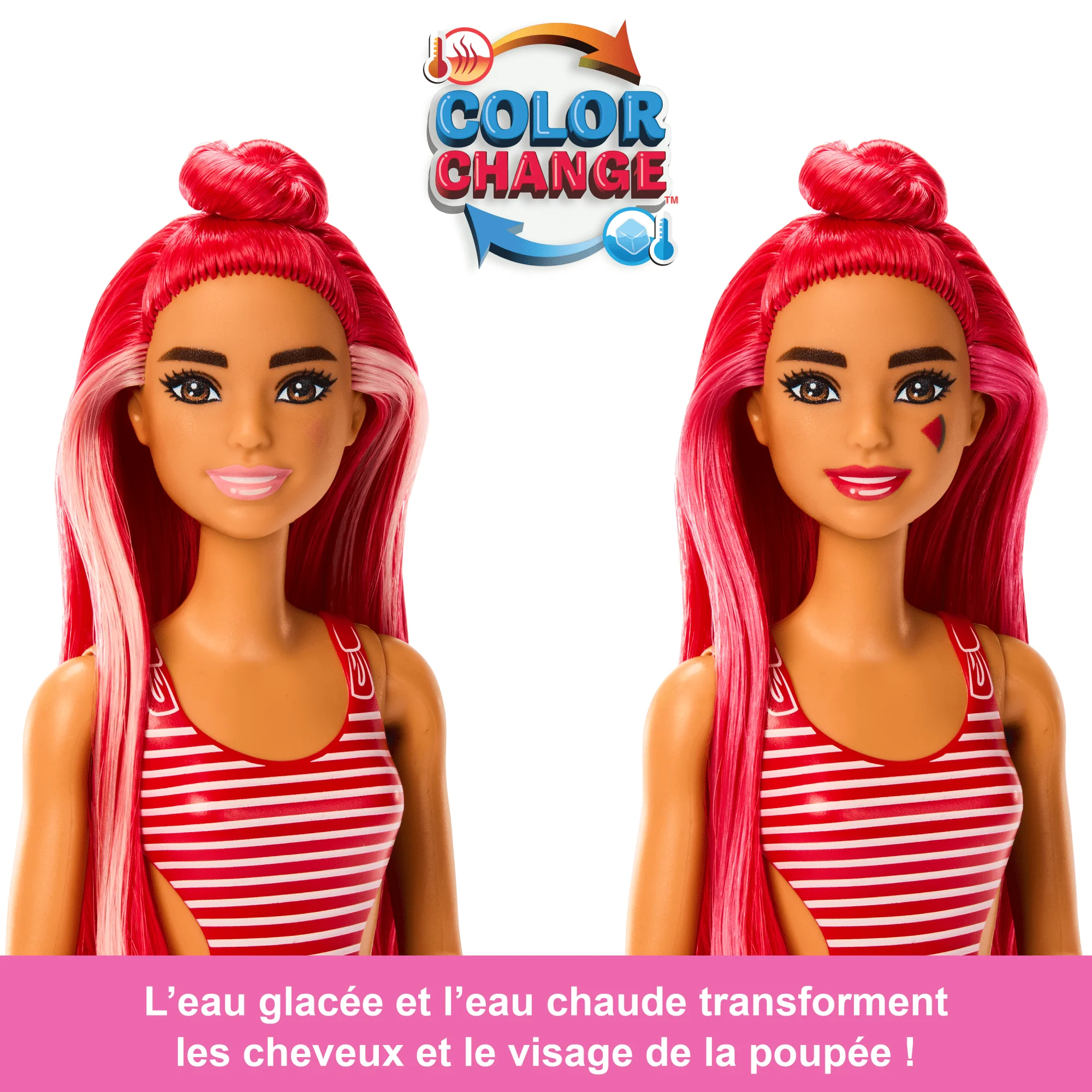 Barbie-Pop Reveal Série Fruit-Poupée Parfum Cocktail À La Pastèque - Image 4