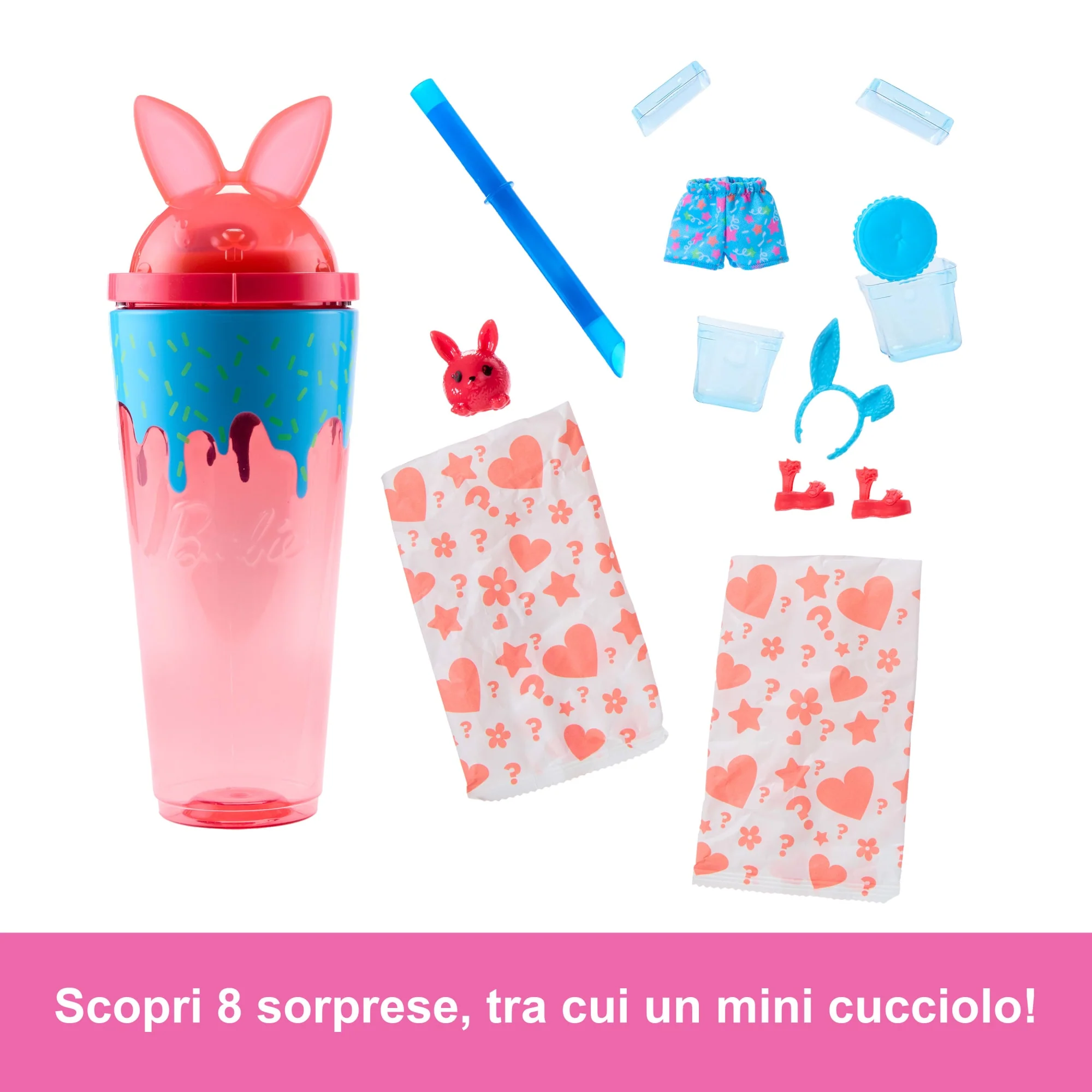 Barbie Pop Reveal Serie Frullati, Bambola Gattino Profumata, Set Bambola E Accessori - Image 3