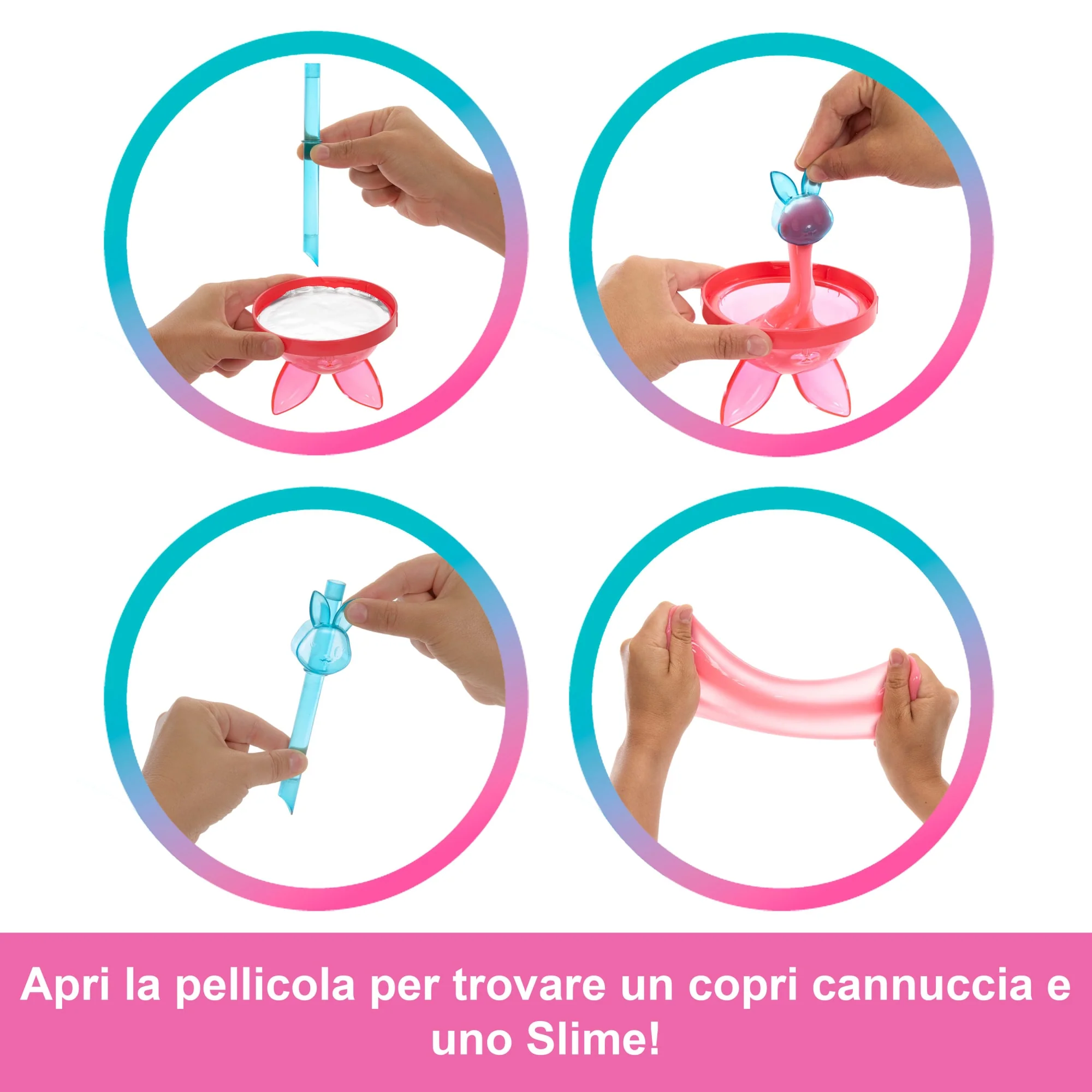 Barbie Pop Reveal Serie Frullati, Bambola Gattino Profumata, Set Bambola E Accessori - Image 4