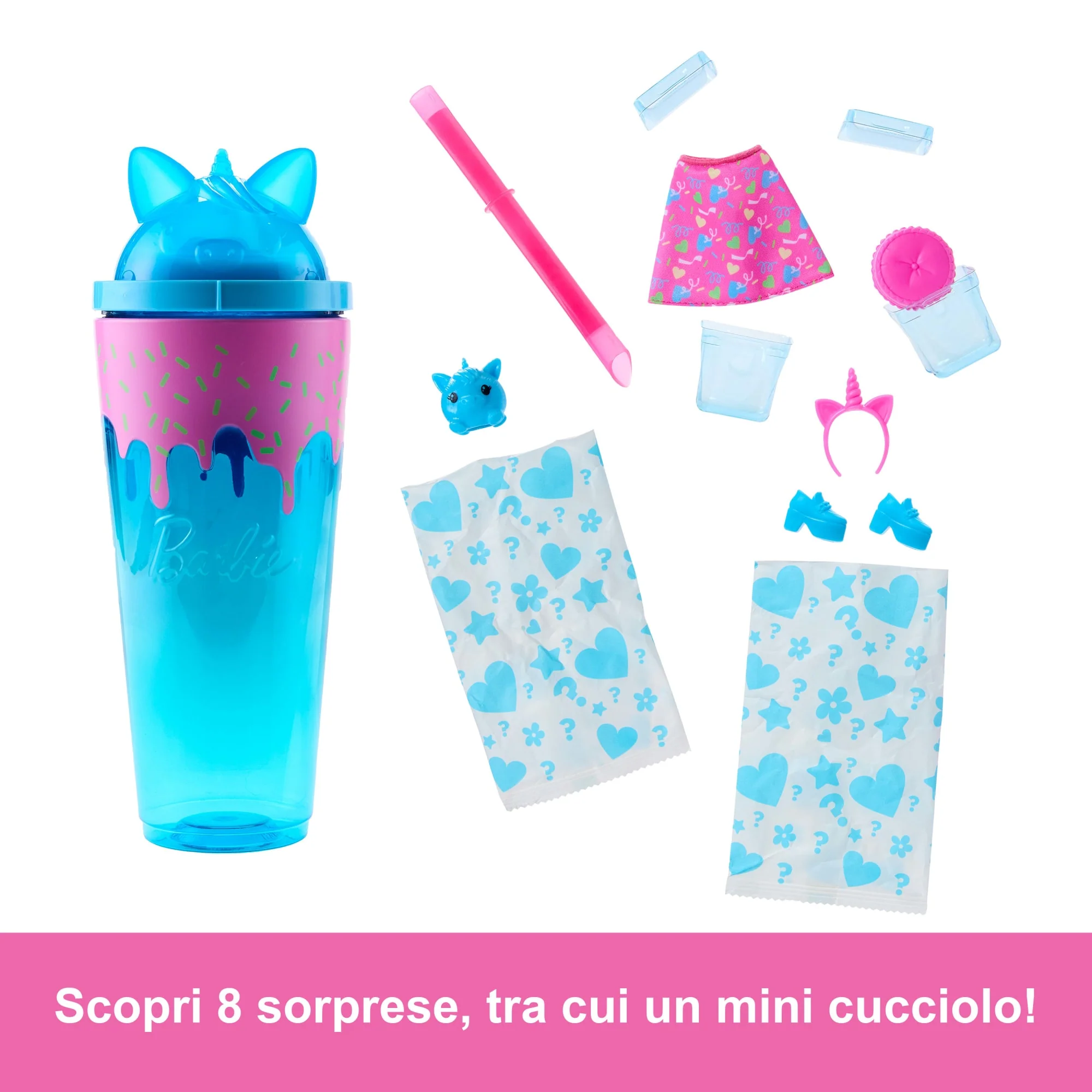 Barbie Pop Reveal Serie Frullati, Bambola Unicorno Profumata, Set Bambola E Accessori - Image 3