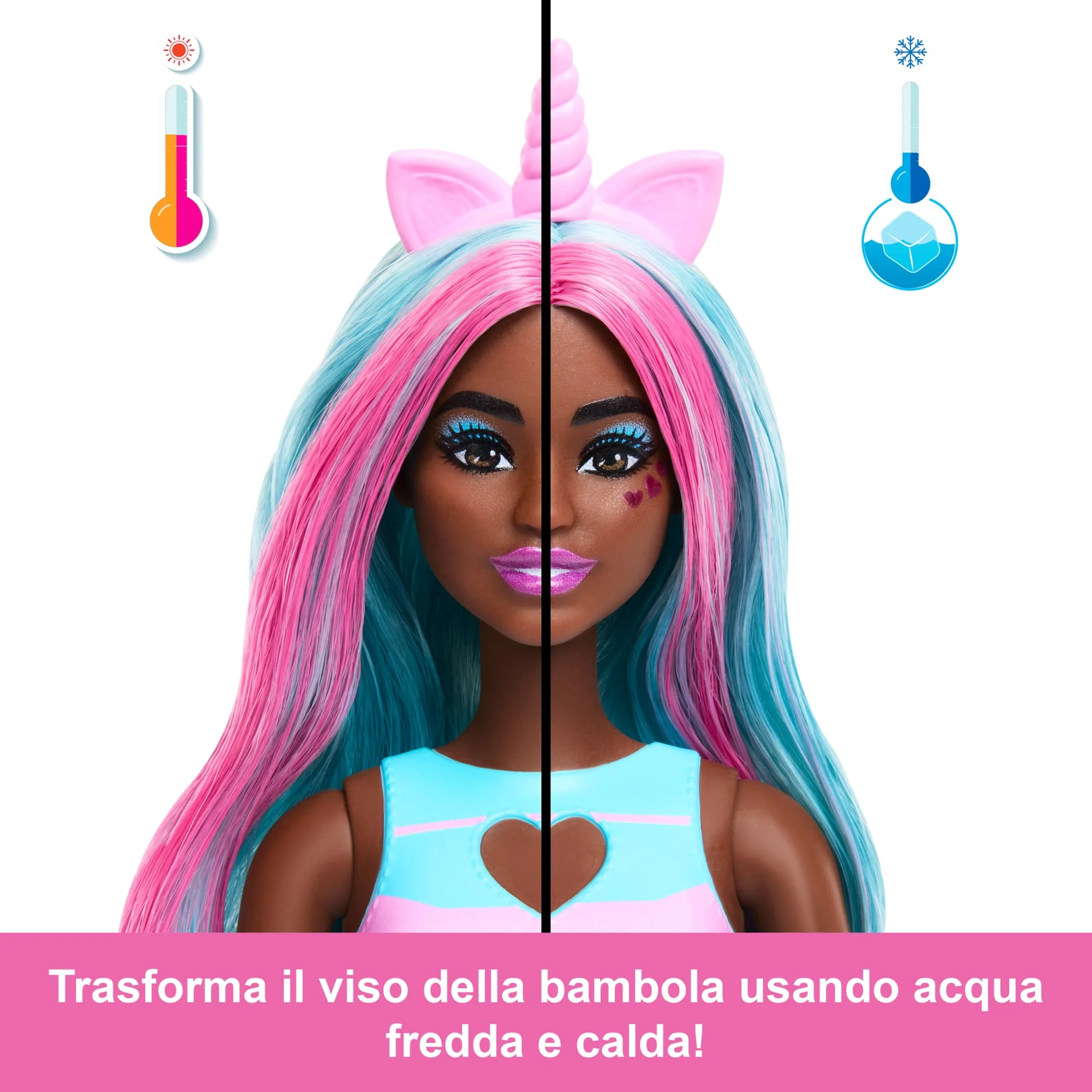 Barbie Pop Reveal Serie Frullati, Bambola Unicorno Profumata, Set Bambola E Accessori - Image 5