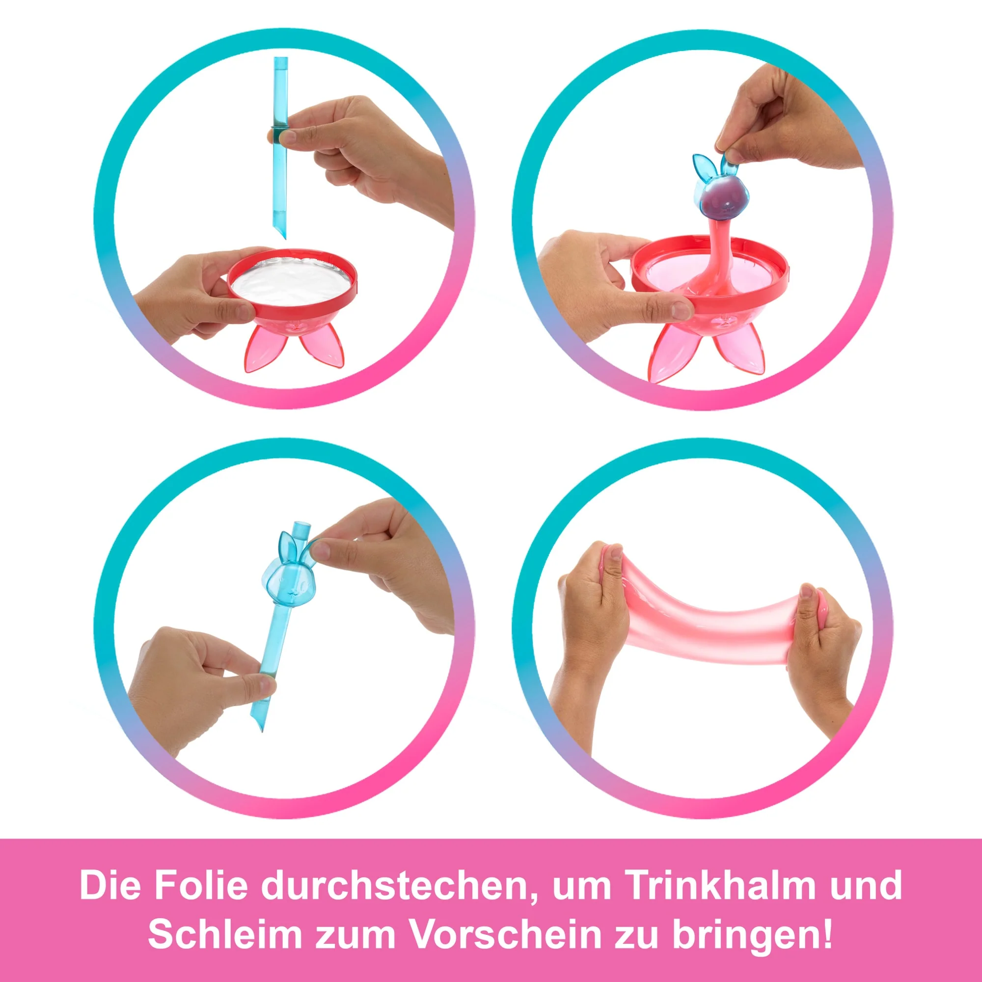 Barbie Pop Reveal Shakes-Serie, Set Aus Puppe & Accessoires, Duftende Süße Kätzchen-Modepuppe - Image 4