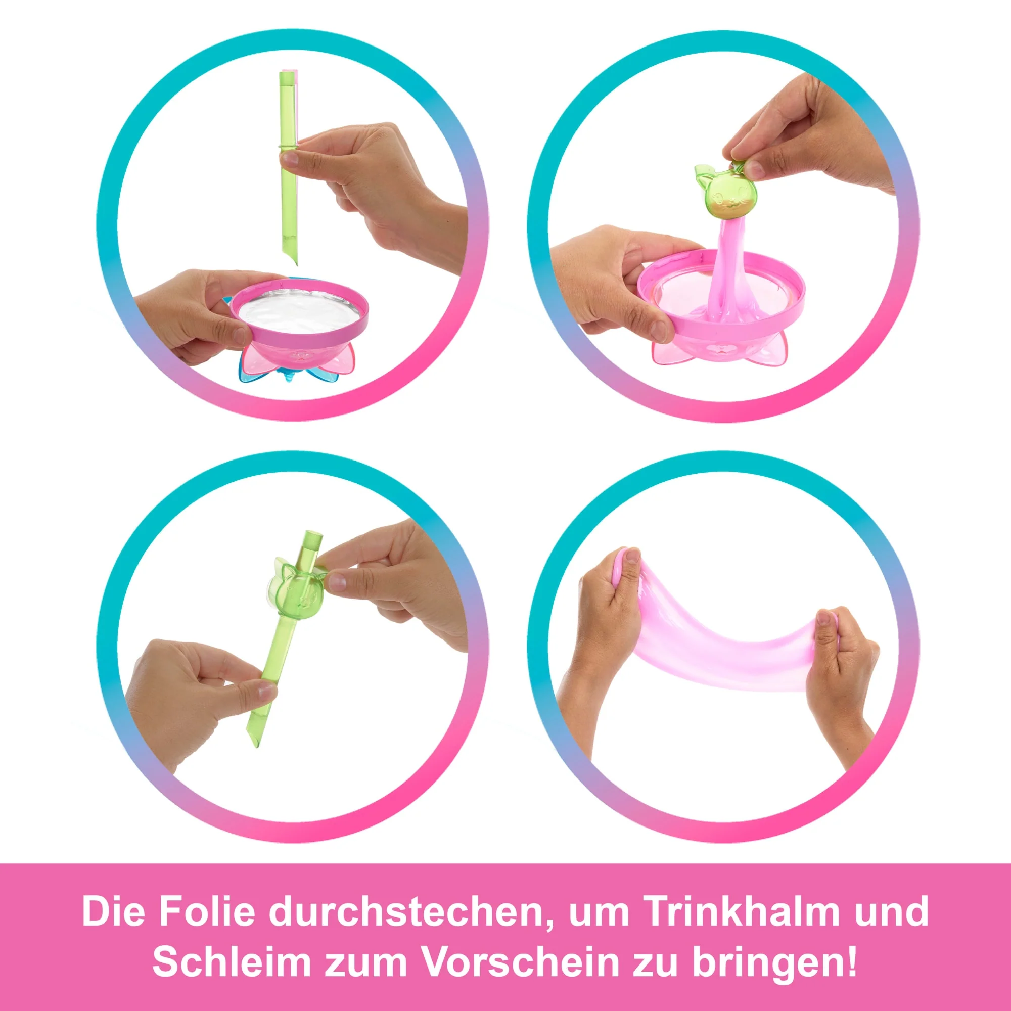 Barbie Pop Reveal Shakes-Serie, Set Aus Puppe & Accessoires, Duftende Helle Häschen-Modepuppe - Image 4