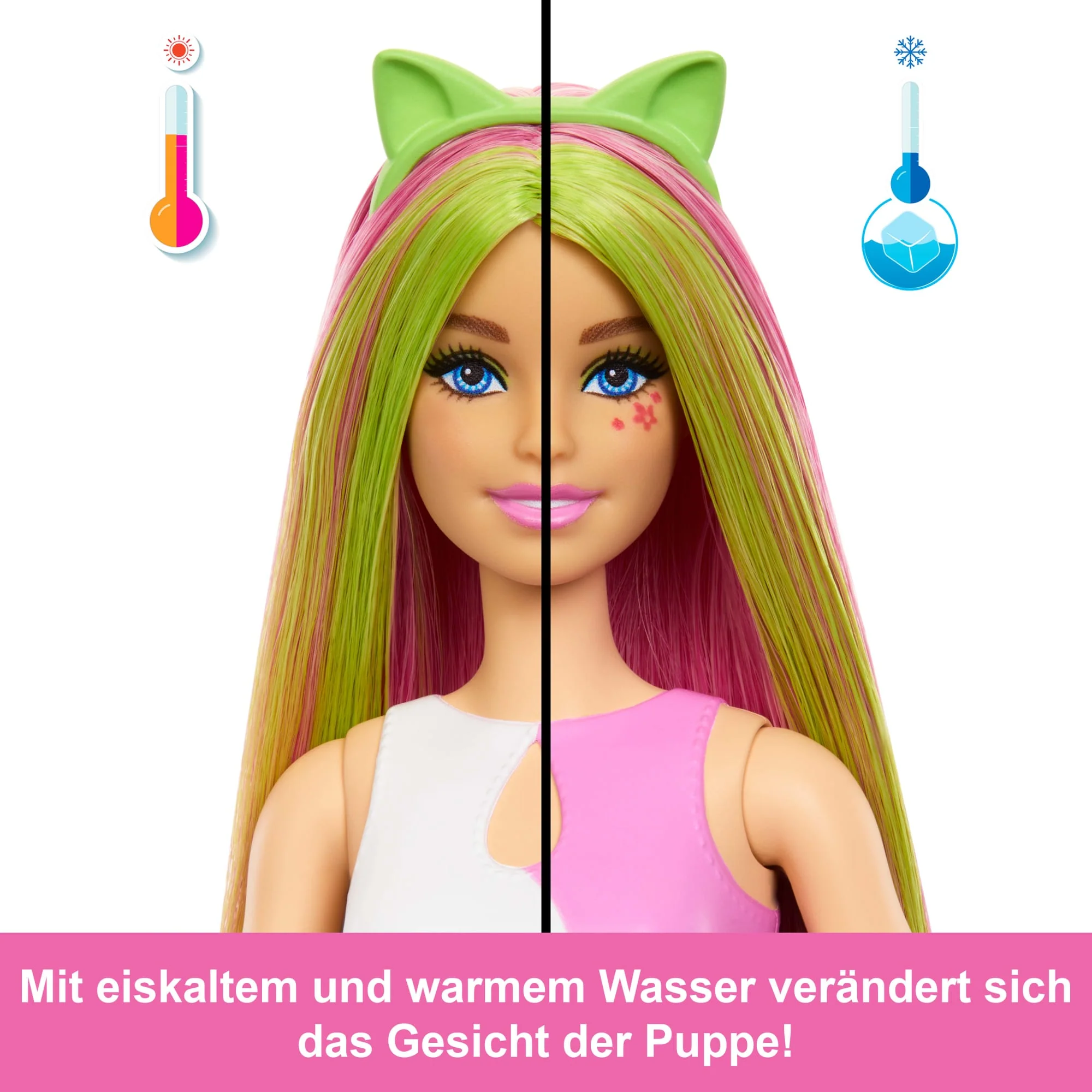 Barbie Pop Reveal Shakes-Serie, Set Aus Puppe & Accessoires, Duftende Helle Häschen-Modepuppe - Image 5