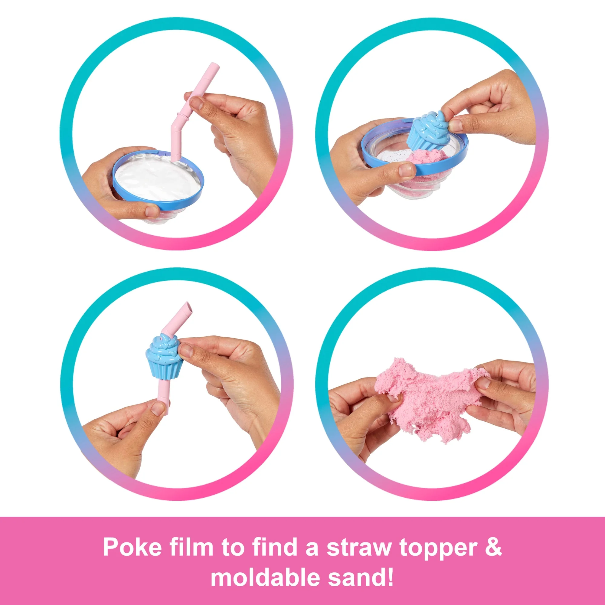 Barbie Pop Reveal Sweet Treat Series Doll & Accessories Set, Cool Cupcake Fashion Doll & Pet - Image 3