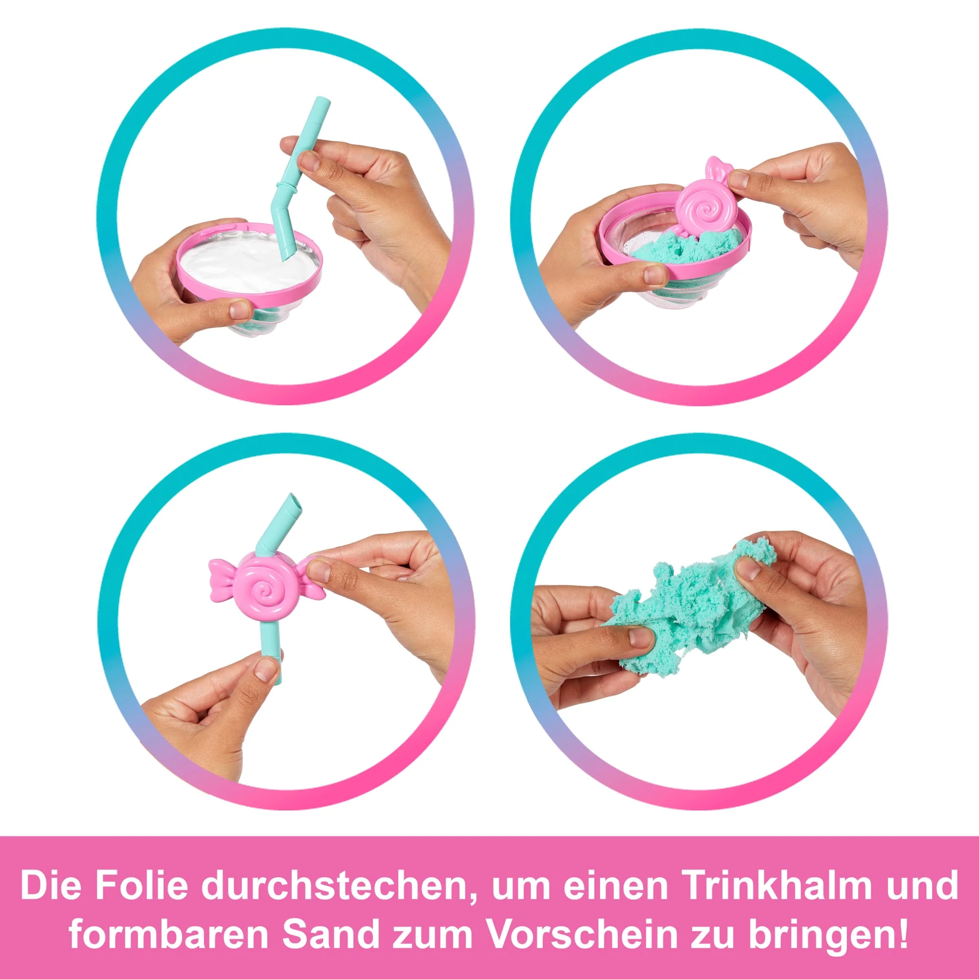 Barbie Pop Reveal Treat-Serie Set Aus Puppe Und Zubehör, Sweet Swirl Modepuppe Mit Haustier - Image 3