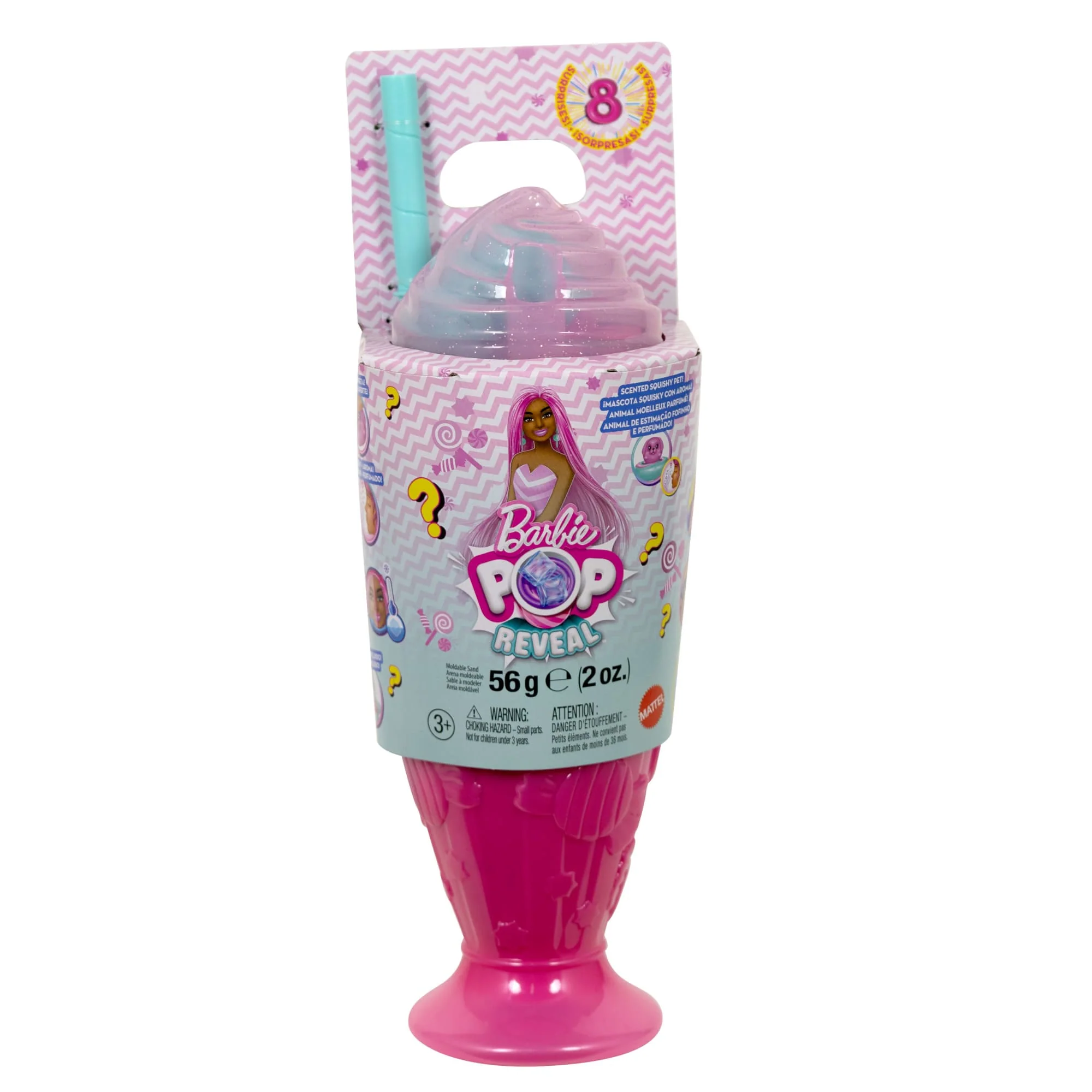 Barbie Pop Reveal Treat-Serie Set Aus Puppe Und Zubehör, Sweet Swirl Modepuppe Mit Haustier - Image 5
