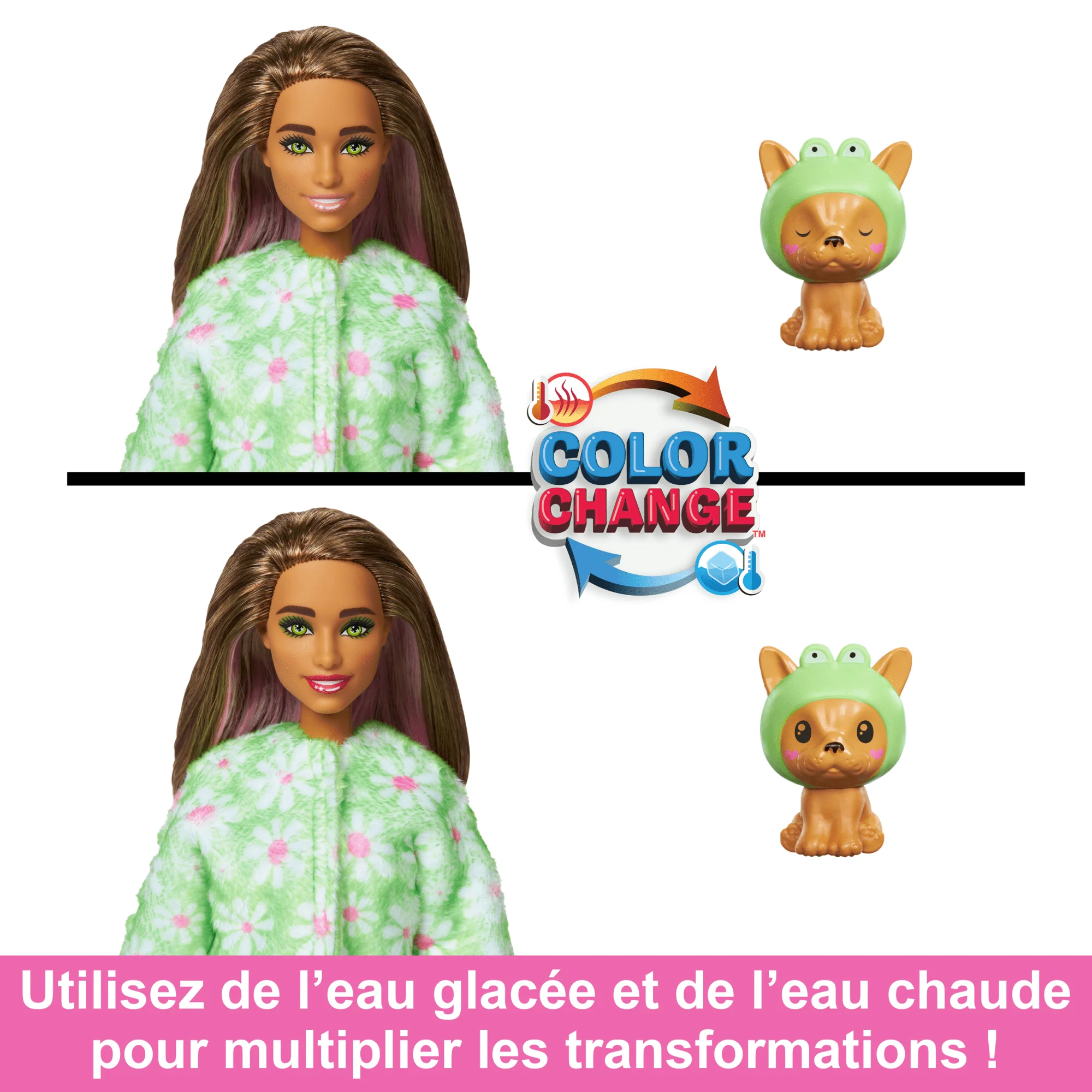 Barbie-Cutie Reveal-Poupée Sur Le Thème Des Costumes, Chiot Grenouille - Image 4