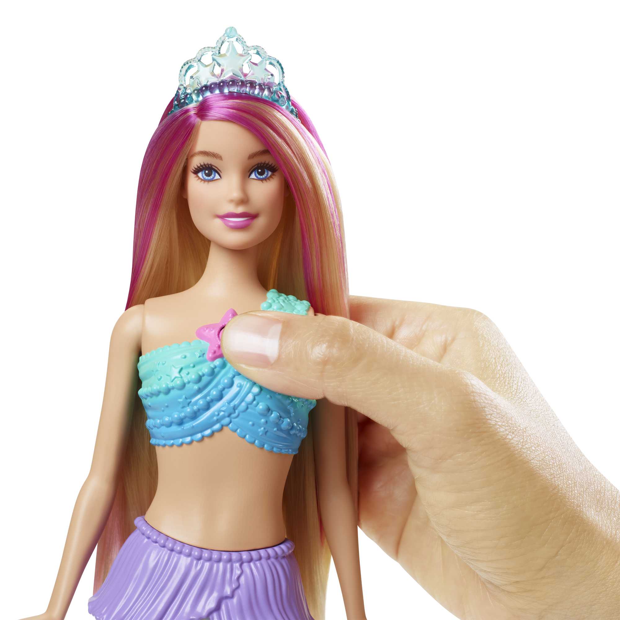 Barbie-Poupée Barbie Dreamtopia Sirène Lumières Scintillantes, 3-7 Ans - Image 3