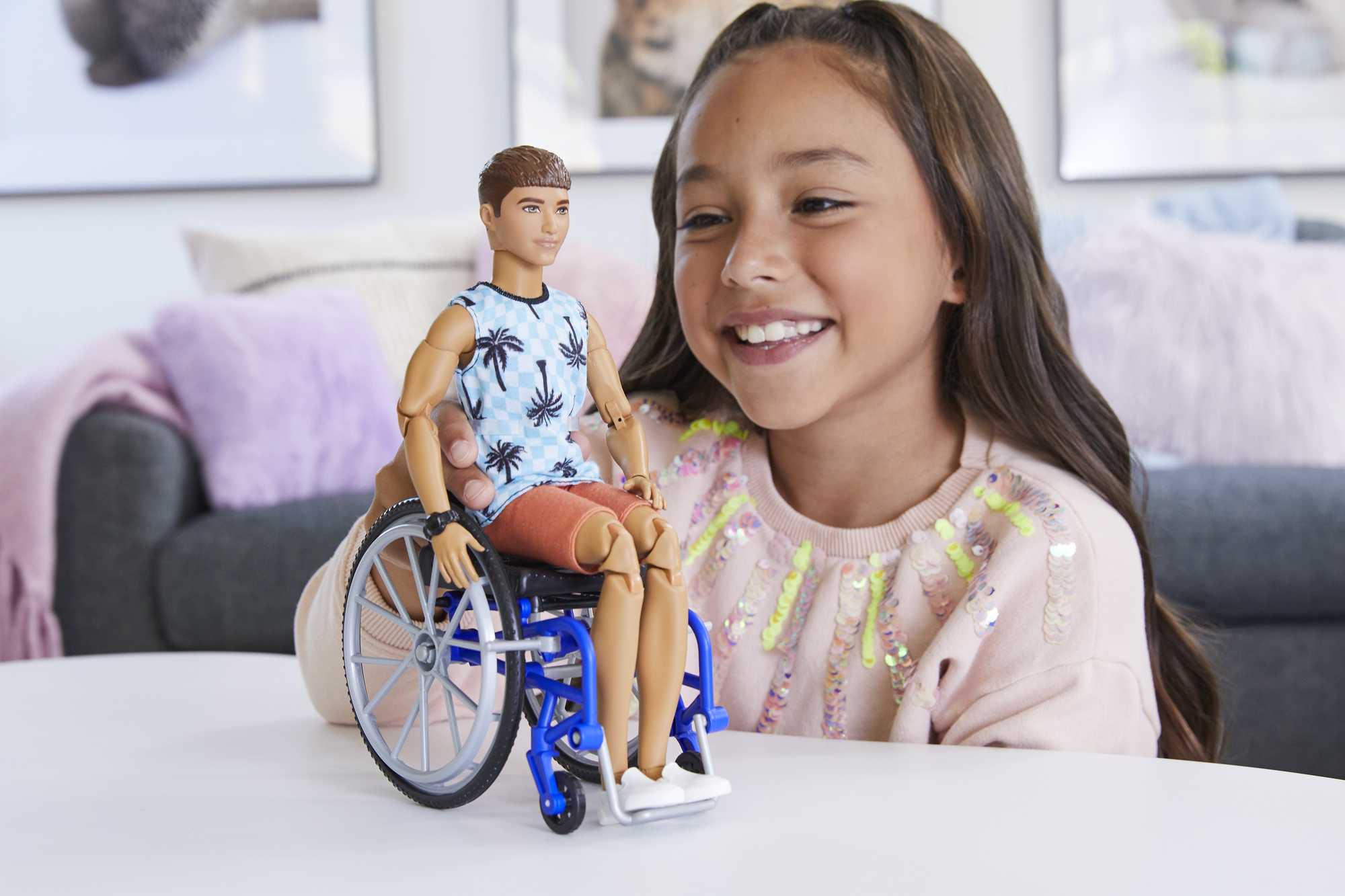 Barbie - Barbie Ken Fashionistas 195 Avec Fauteuil Roulant Et Rampe - Coffret Poupée Mannequin - 3 Ans Et + - Image 2