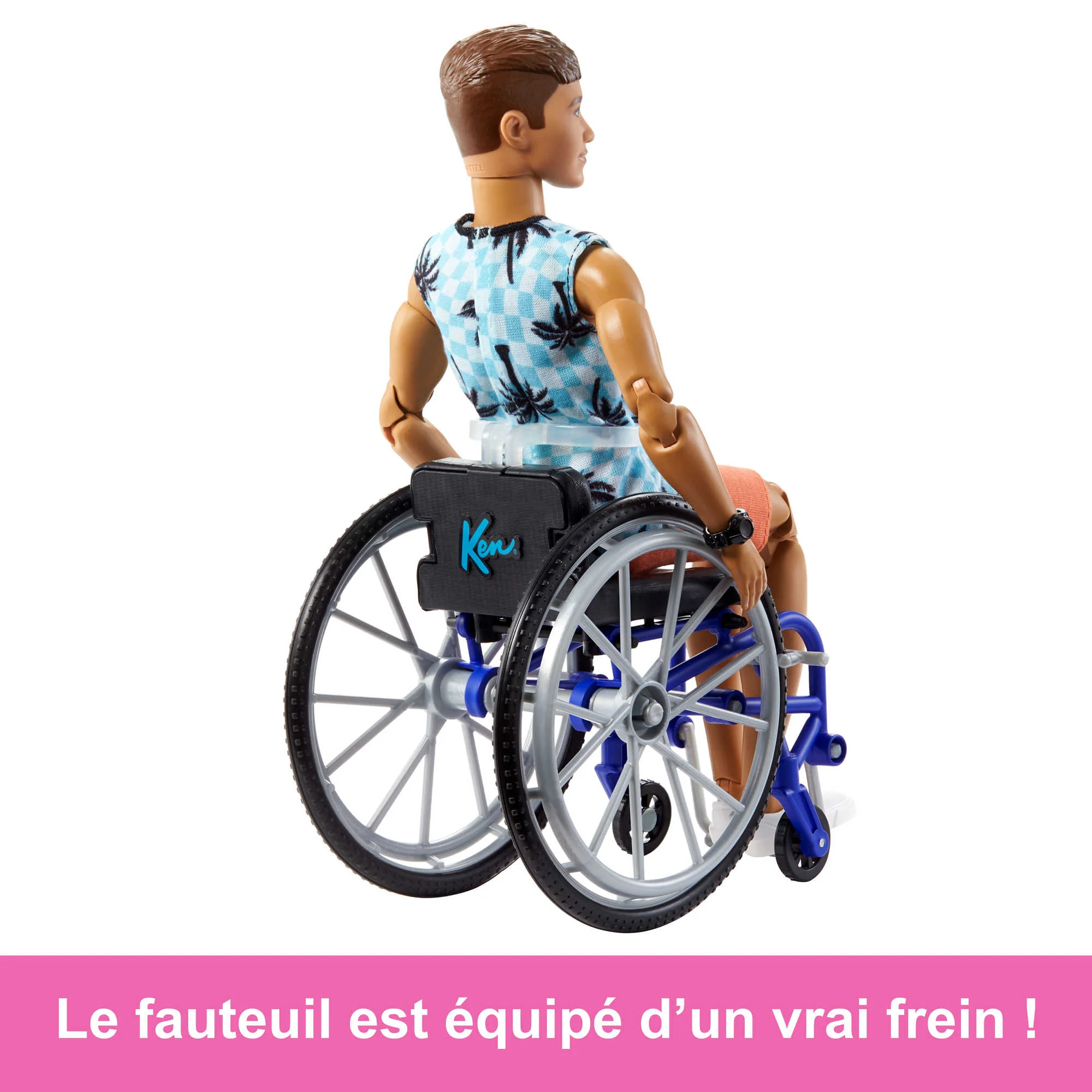 Barbie - Barbie Ken Fashionistas 195 Avec Fauteuil Roulant Et Rampe - Coffret Poupée Mannequin - 3 Ans Et + - Image 4
