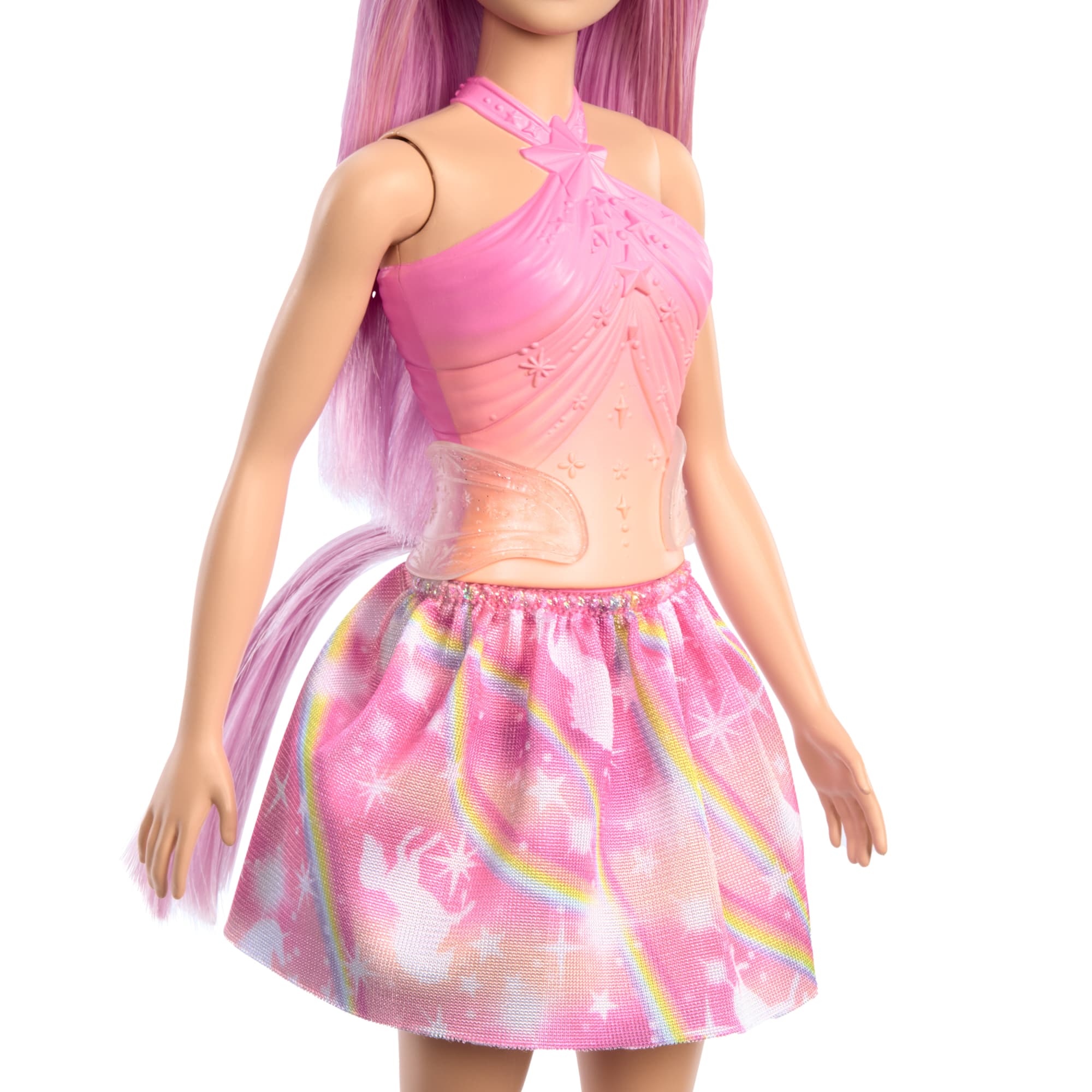 Barbie-Poupées Licorne Avec Cheveux Fantaisie Et Tenues Effet Dégradé - Image 5