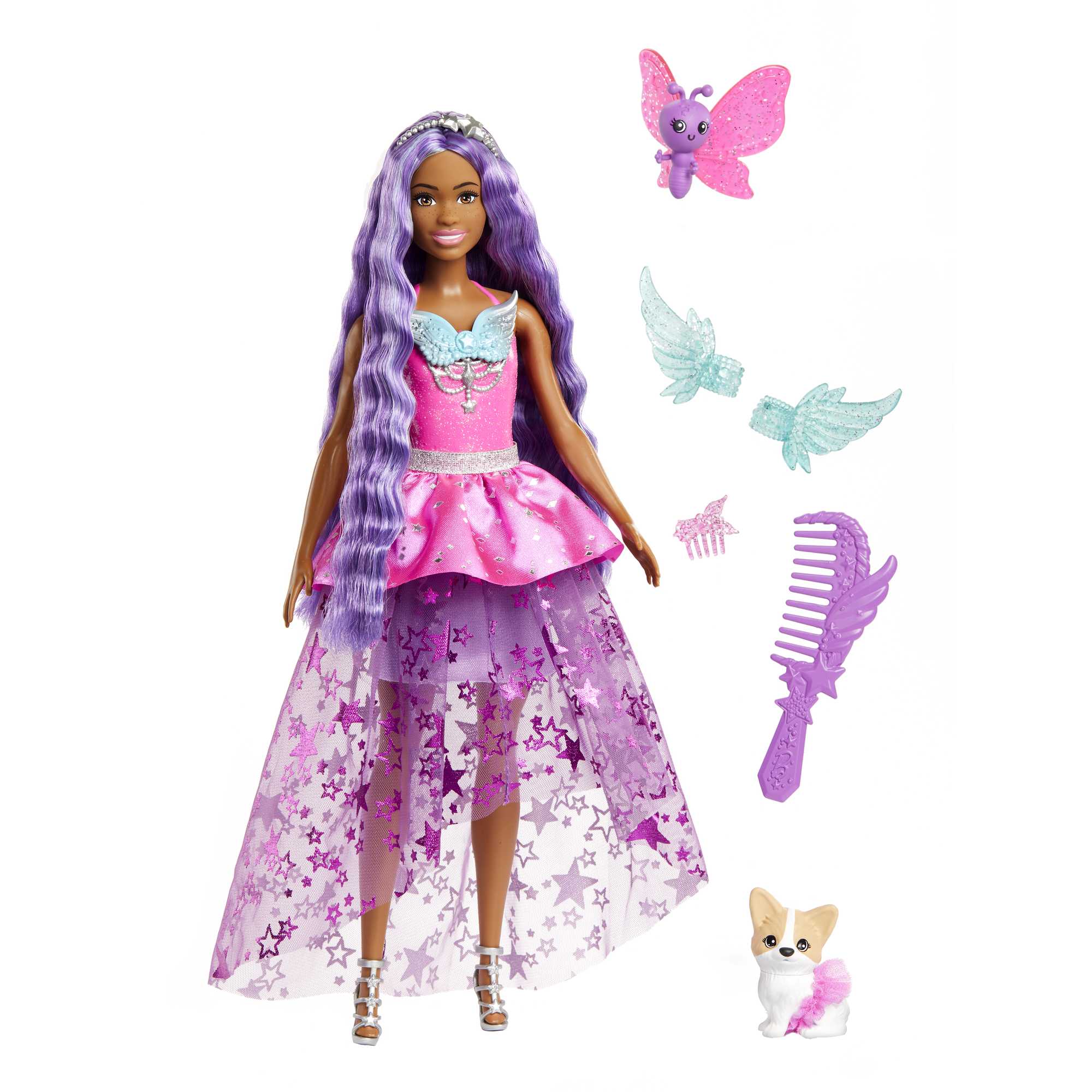 Barbie-A Touch Of Magic-Brooklyn-Poupée Avec 2 Animaux Féeriques - Image 5