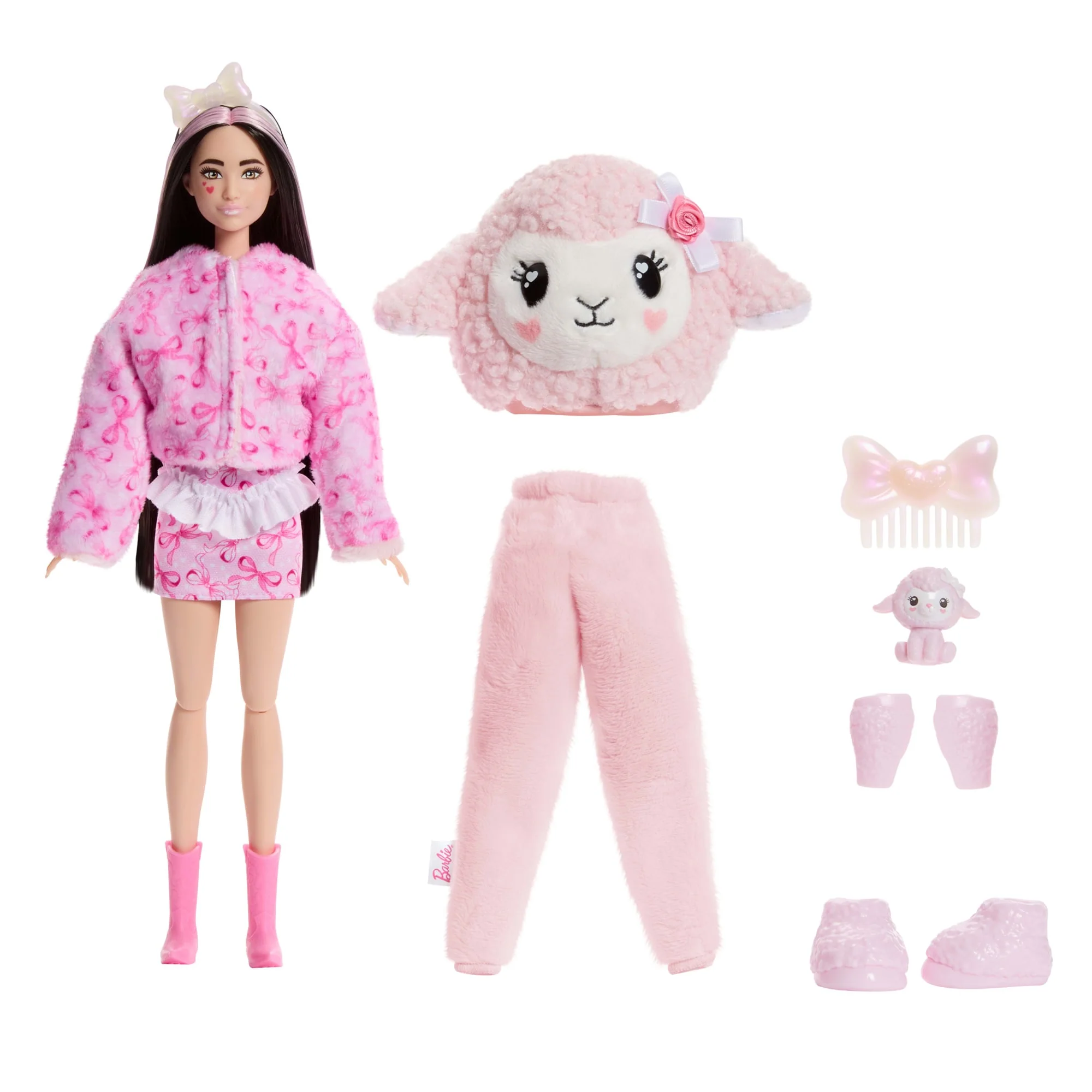Barbie-Poupée Barbie Cutie Reveal Série Bisounours-Agneau - Image 6
