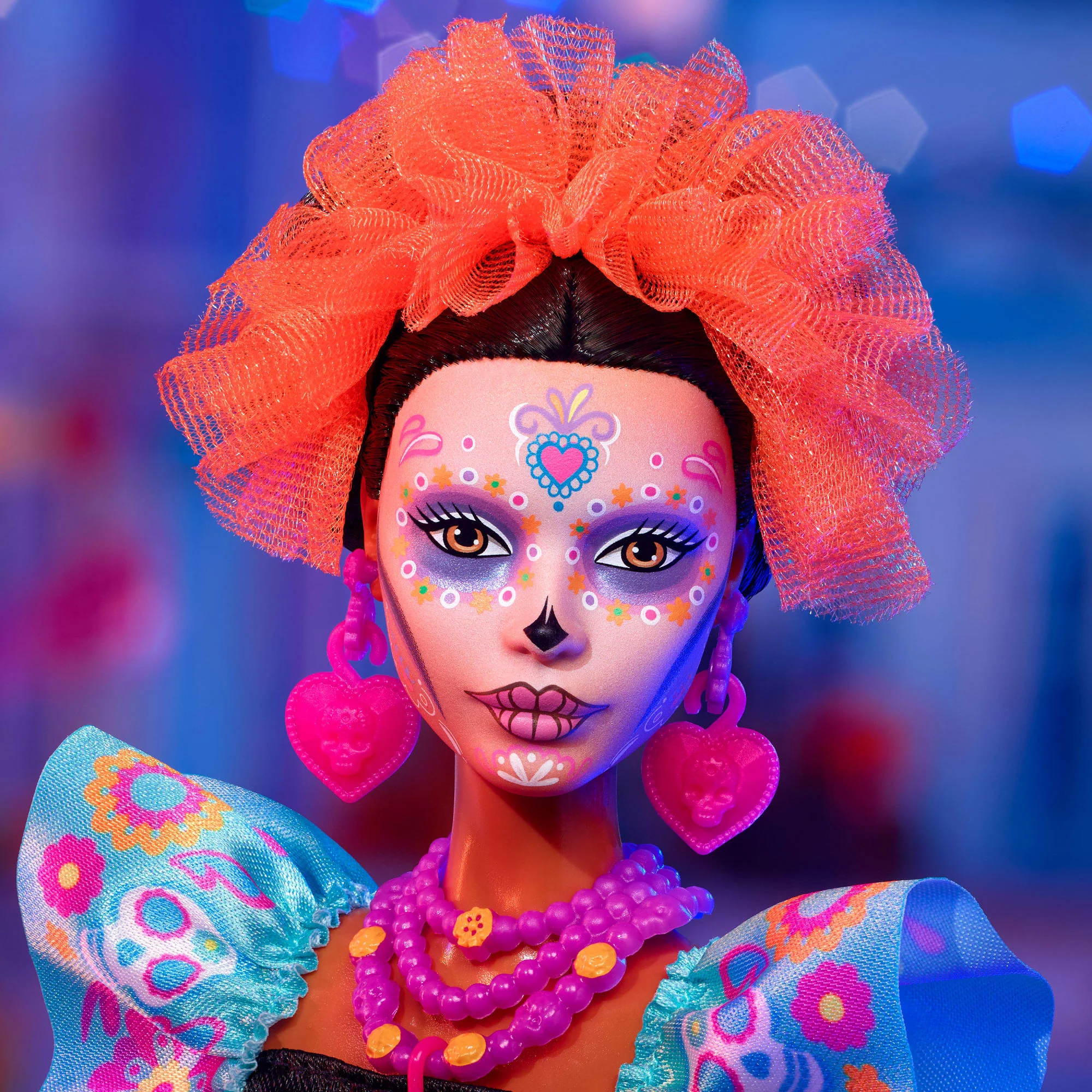 Barbie-Día De Muertos 2024-Poupée Signature Avec Robe Noire À Volants - Image 3