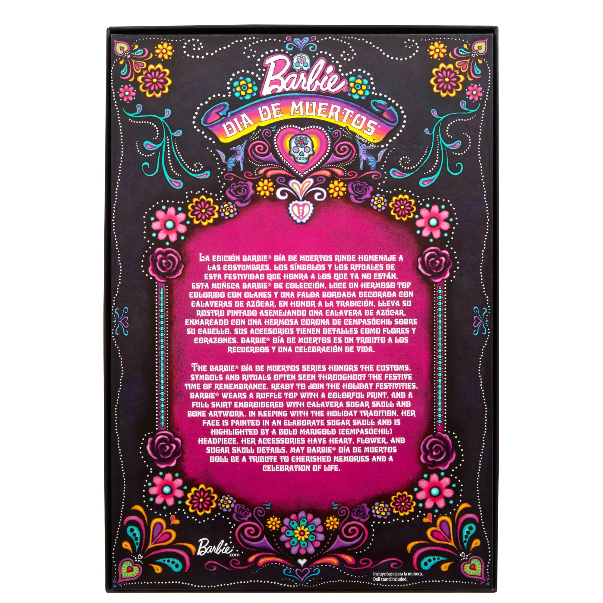 Barbie-Día De Muertos 2024-Poupée Signature Avec Robe Noire À Volants - Image 6