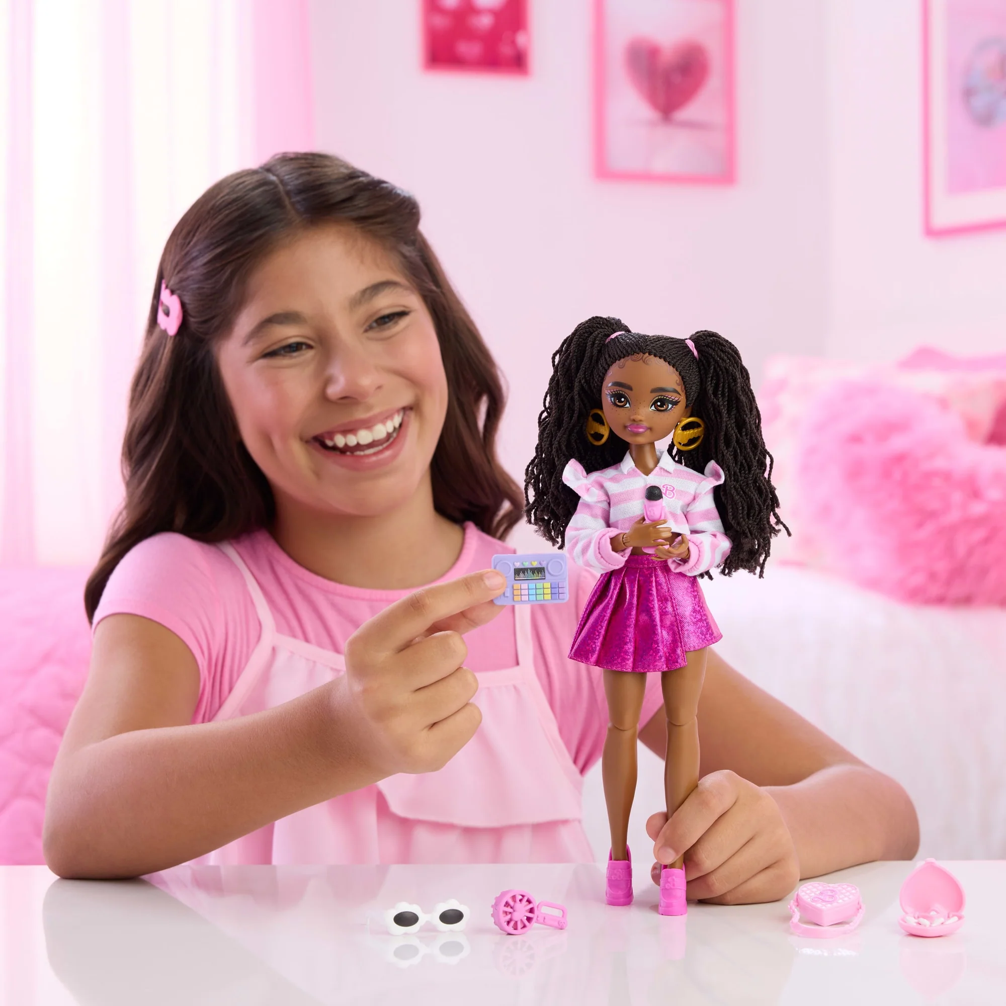 Barbie Dream Besties 'Brooklyn'-Poupée Brune Articulée Et Accessoires - Image 2