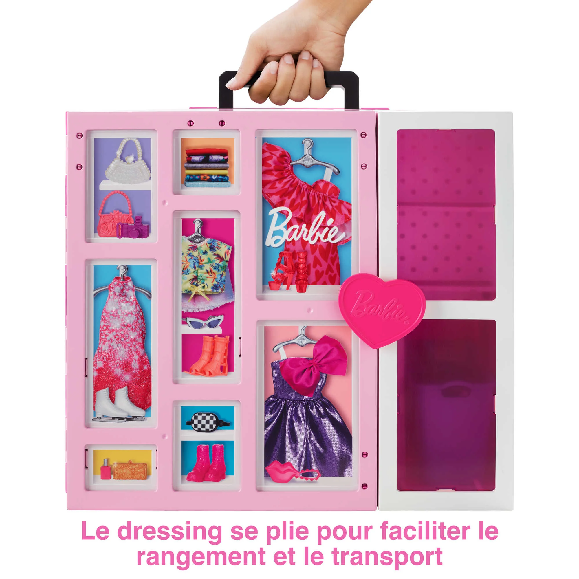 Barbie - Poupée Et Coffret Dressing Deluxe - Poupée Mannequin - 3 Ans Et + - Image 5
