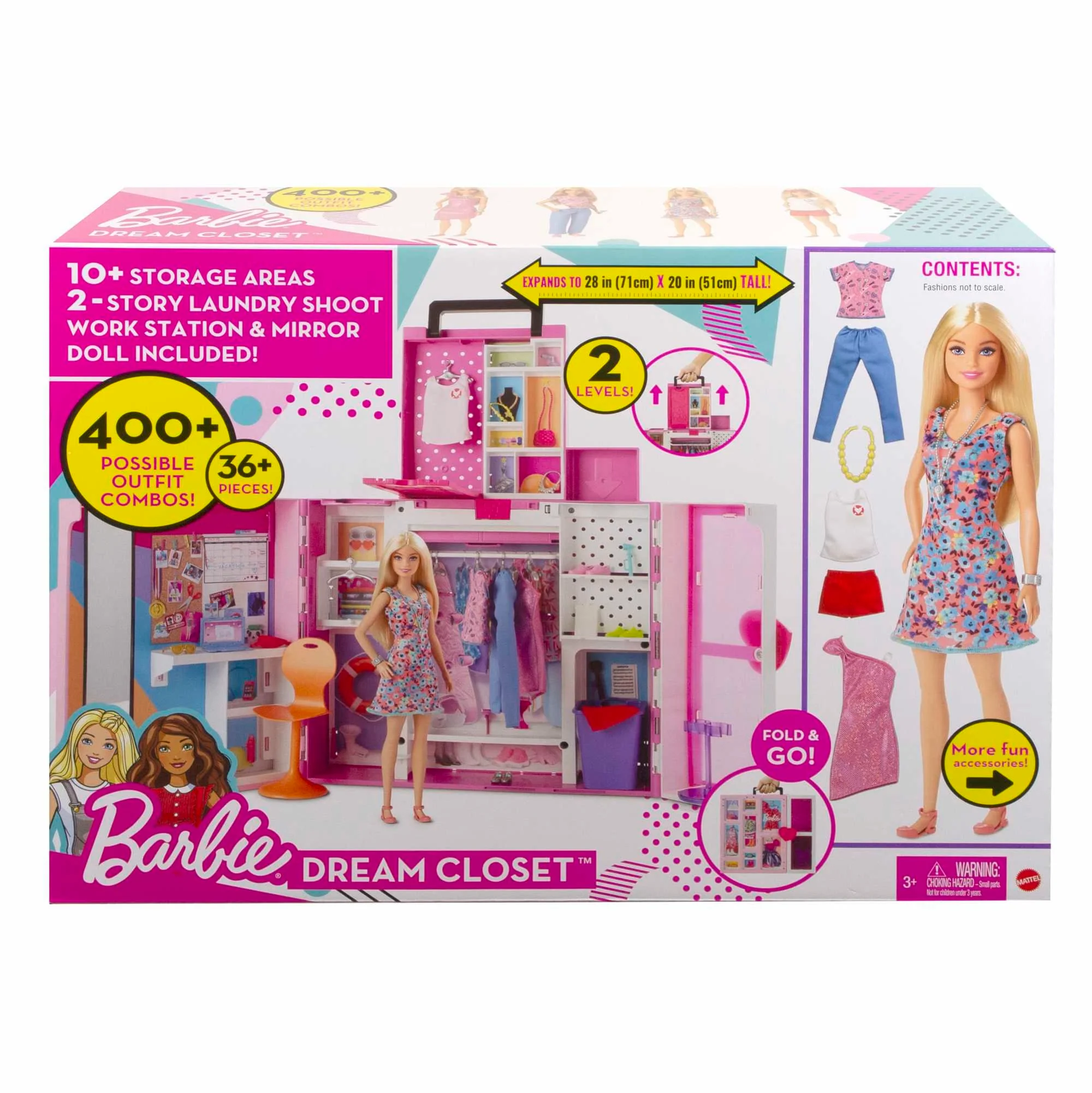 Barbie - Poupée Et Coffret Dressing Deluxe - Poupée Mannequin - 3 Ans Et + - Image 6
