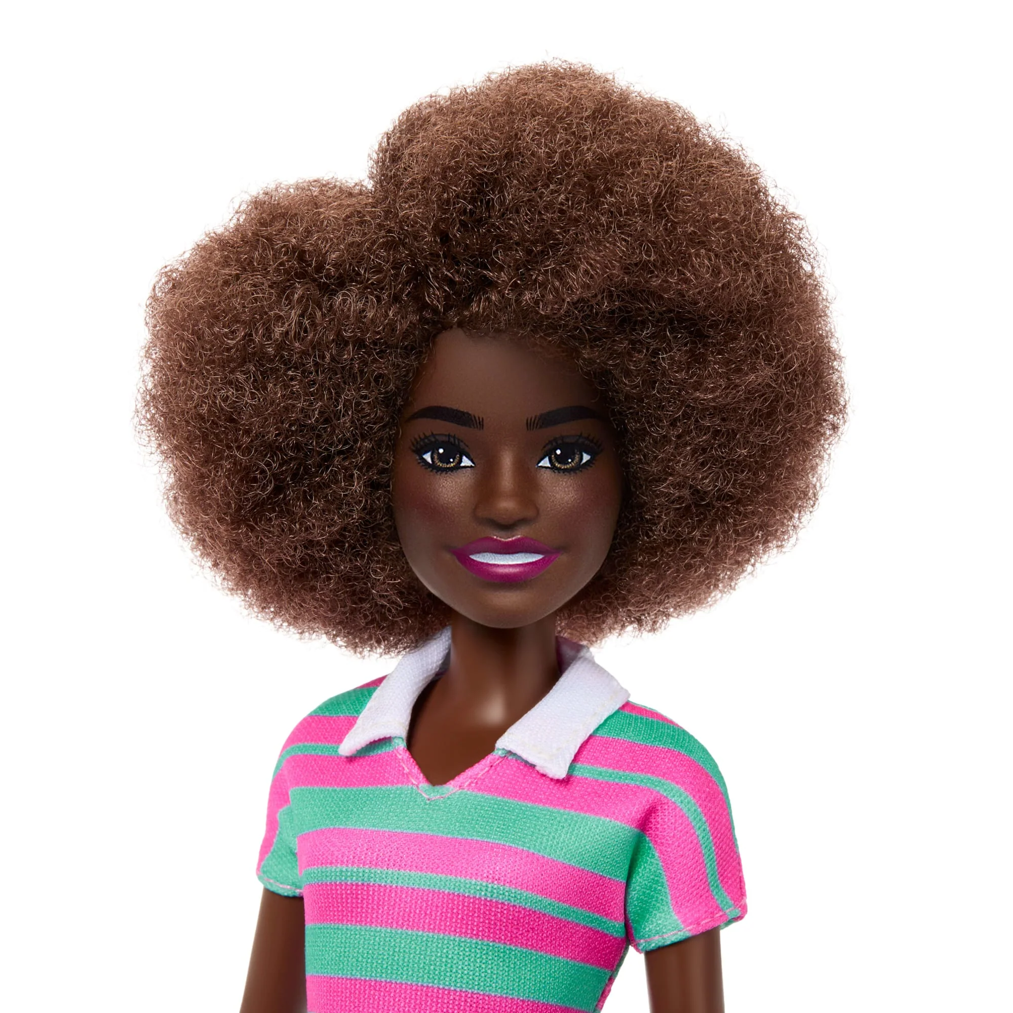 Barbie-Poupée Barbie Fashionistas Robe À Col À Rayures - Image 3