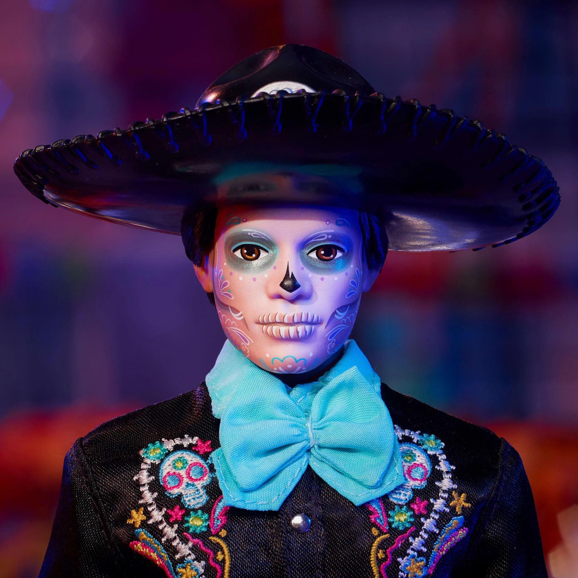 Barbie-Día De Muertos 2024-Poupée Ken Avec Costume Noir Et Chapeau - Image 3