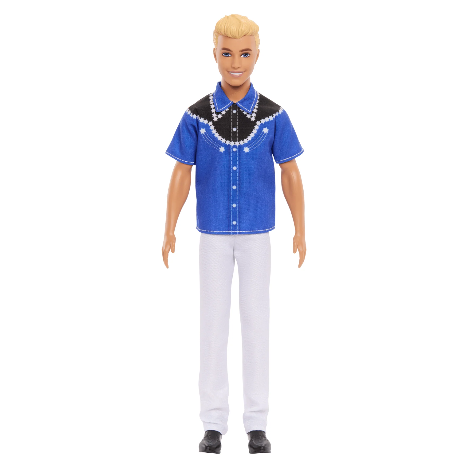 Barbie-Fashionistas-Poupée Ken Blond Look Western - Image 3