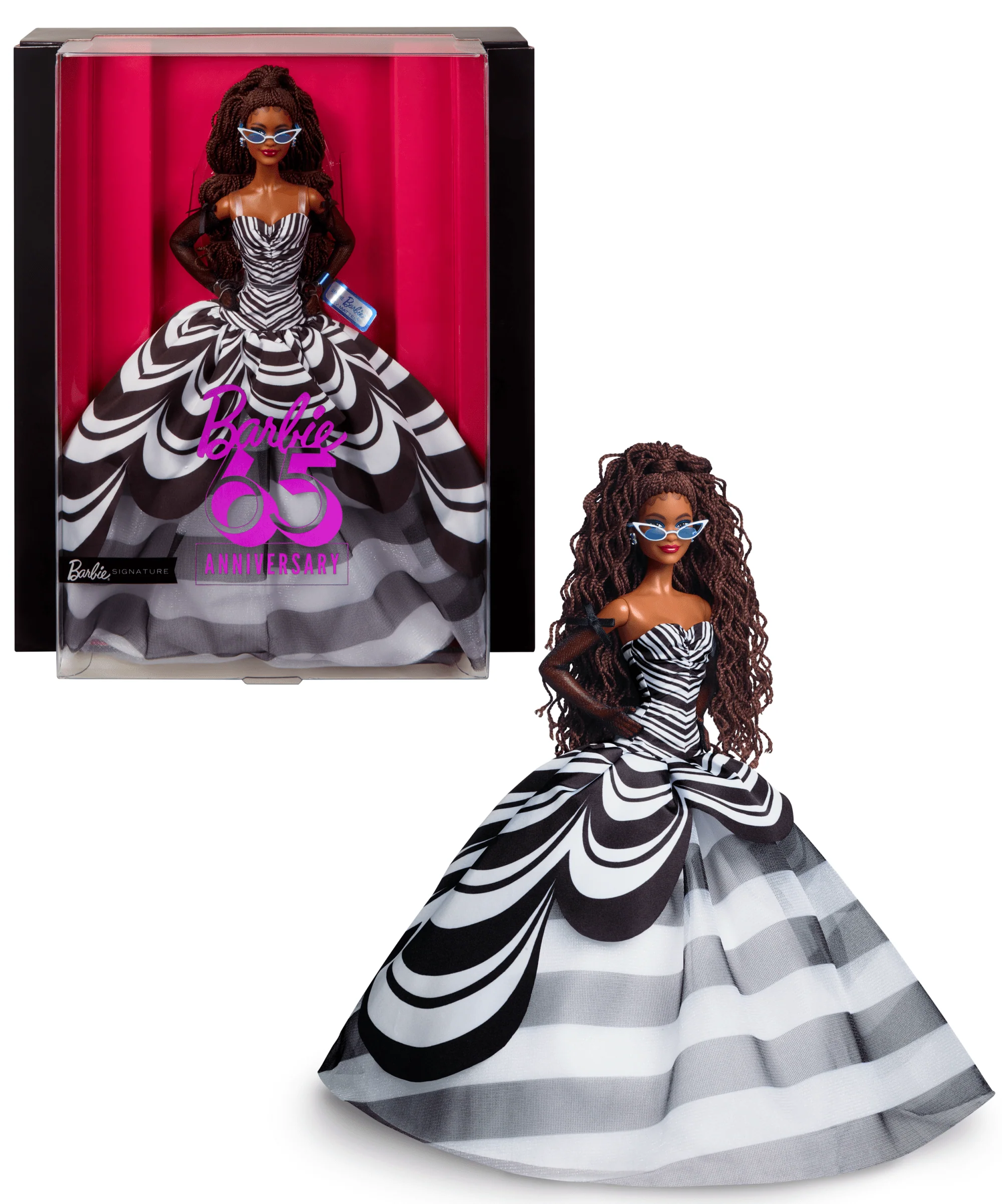 Barbie-Signature 65ème Anniversaire-Poupée de collection brune