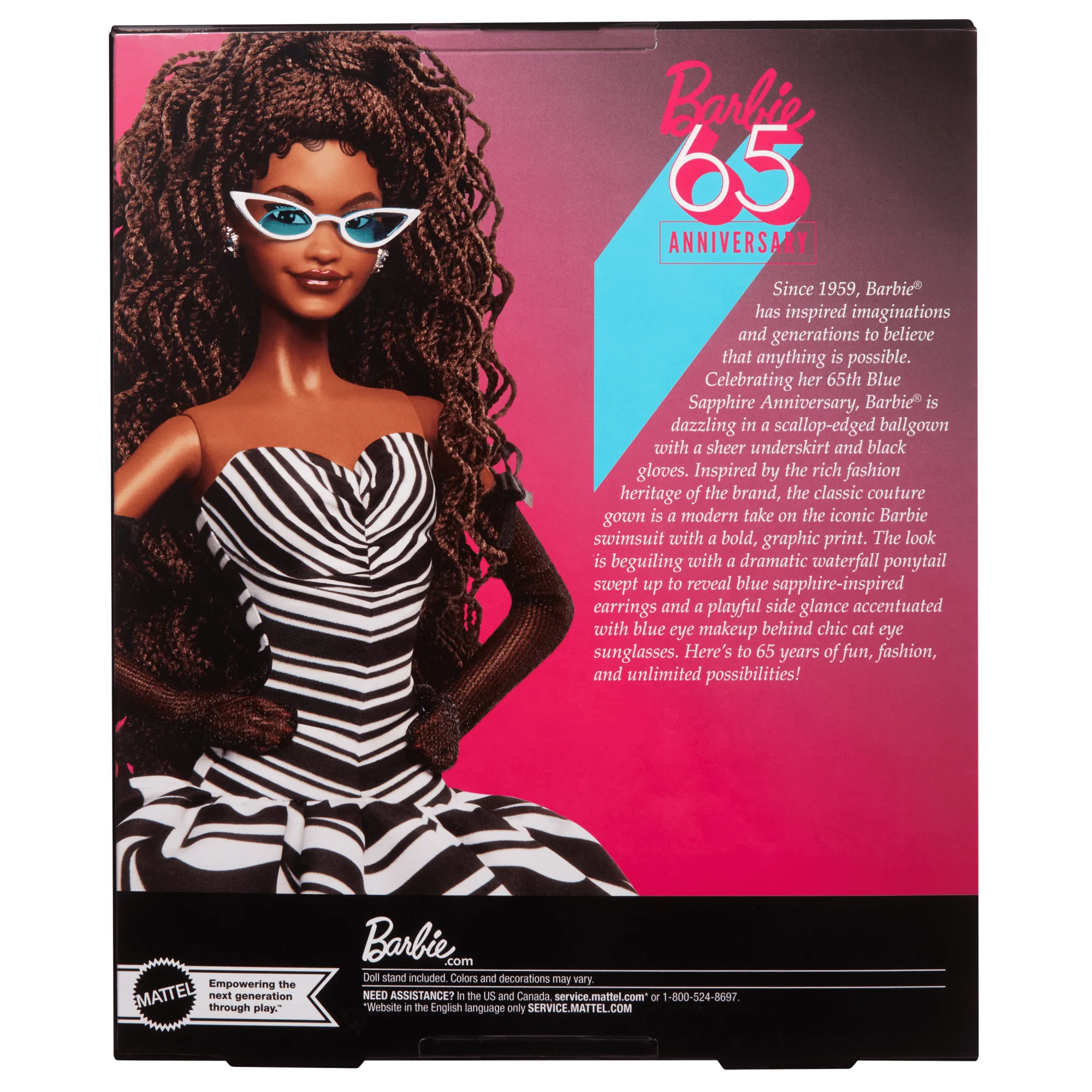 Barbie-Signature 65ème Anniversaire-Poupée de collection brune - Image 6