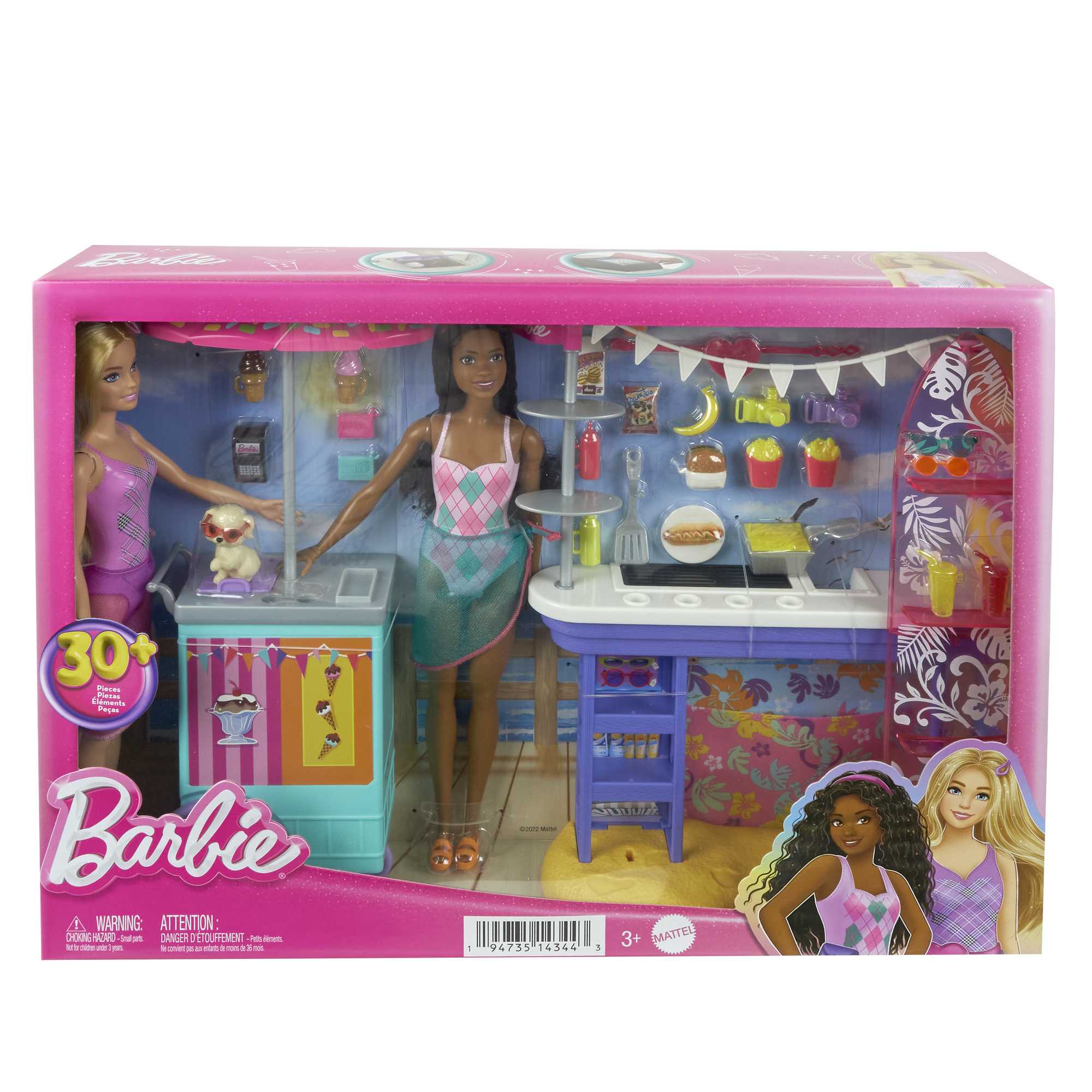 Barbie-Promenade En Bord De Mer-Coffret Avec Poupées Barbie - Image 6
