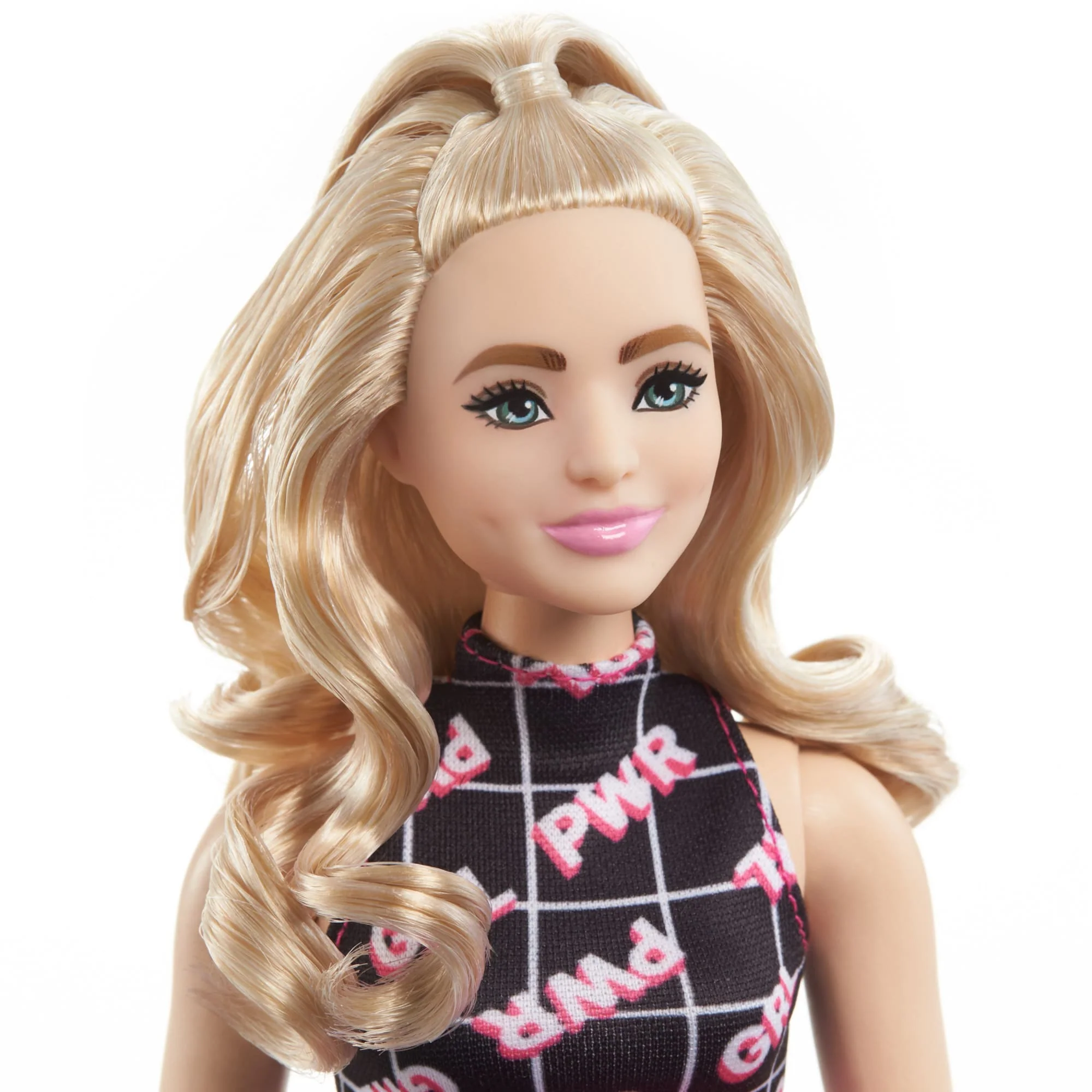 Barbie-Puppe, Kurvige Blondine Im Girl-Power-Outfit, Barbie Fashionistas - Image 3