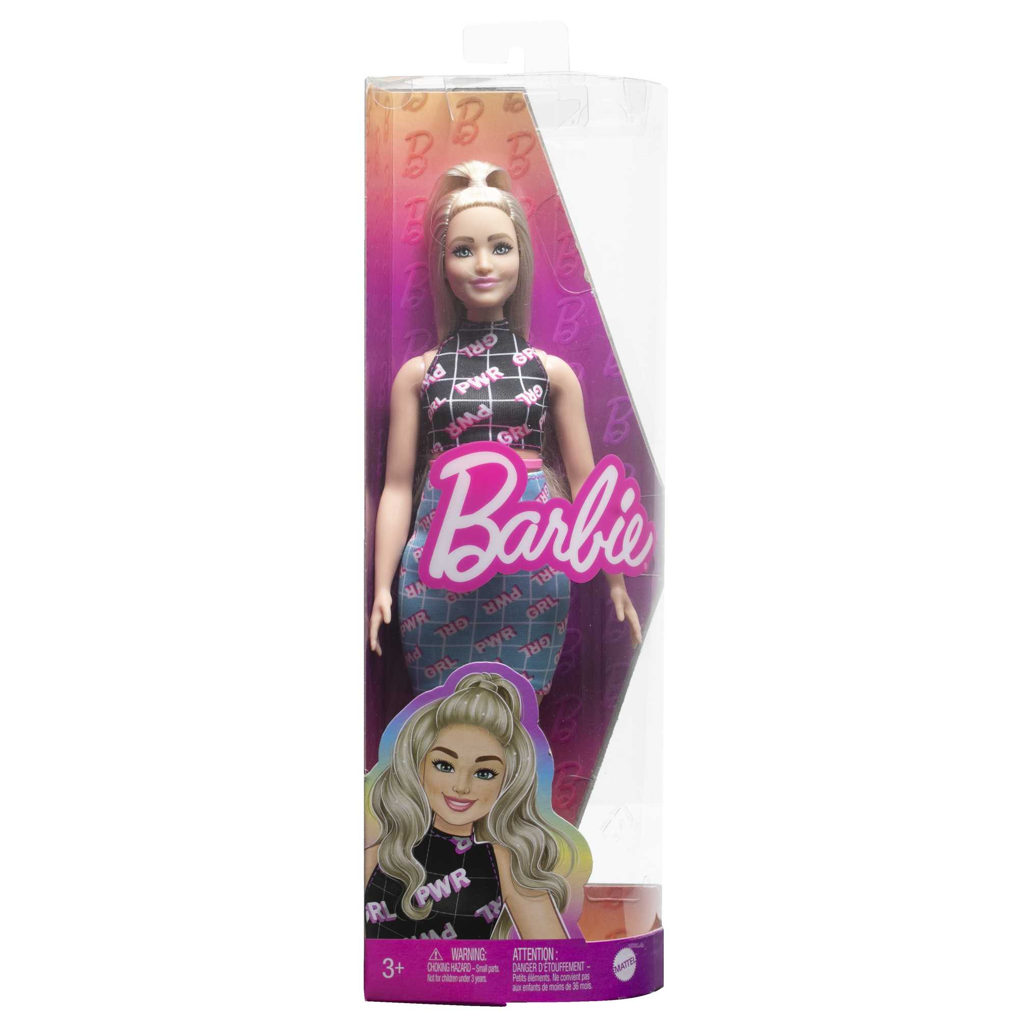 Barbie-Puppe, Kurvige Blondine Im Girl-Power-Outfit, Barbie Fashionistas - Image 6