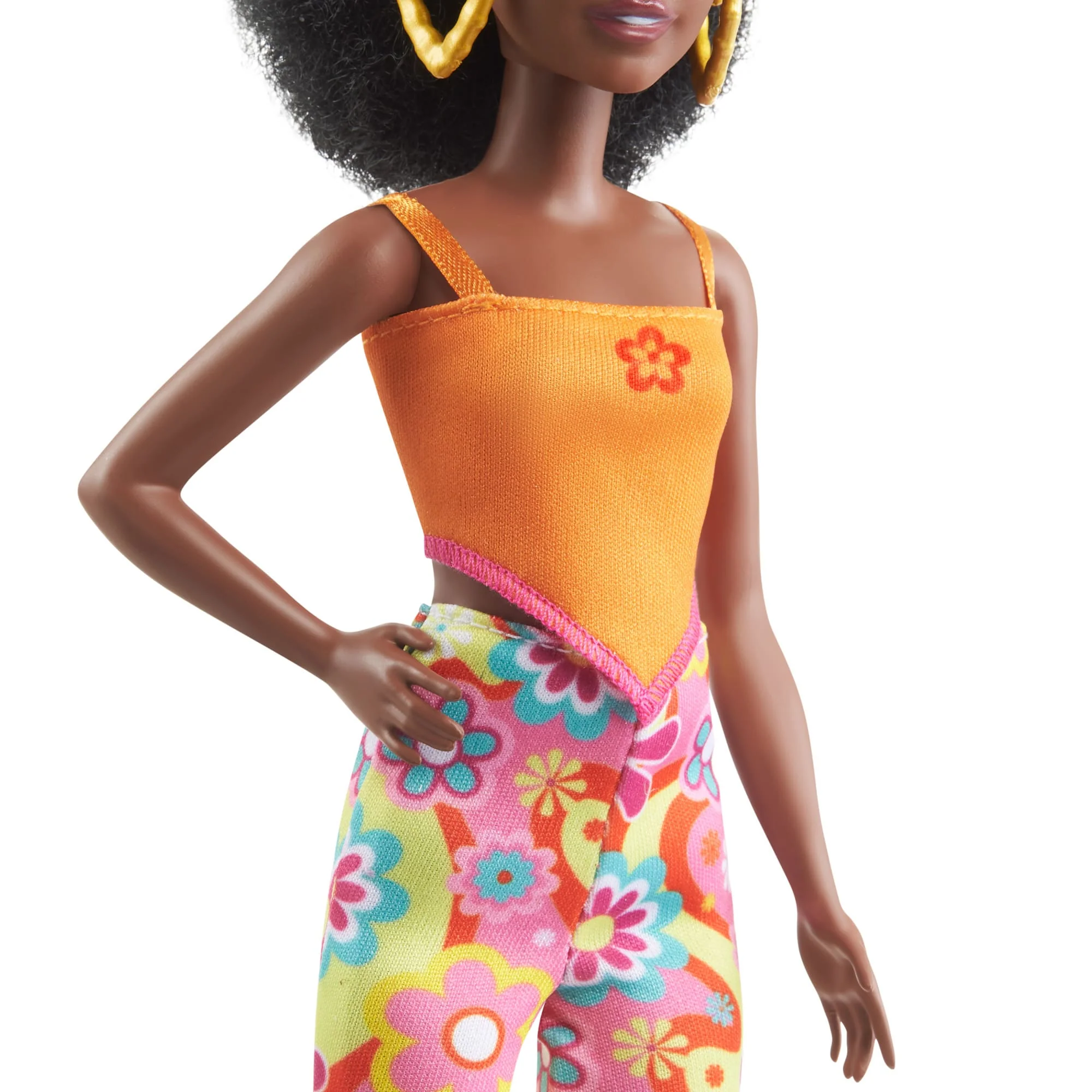 Barbie-Puppe, Lockige Schwarze Haare Und Zierlicher Körperbau, Barbie Fashionistas - Image 4