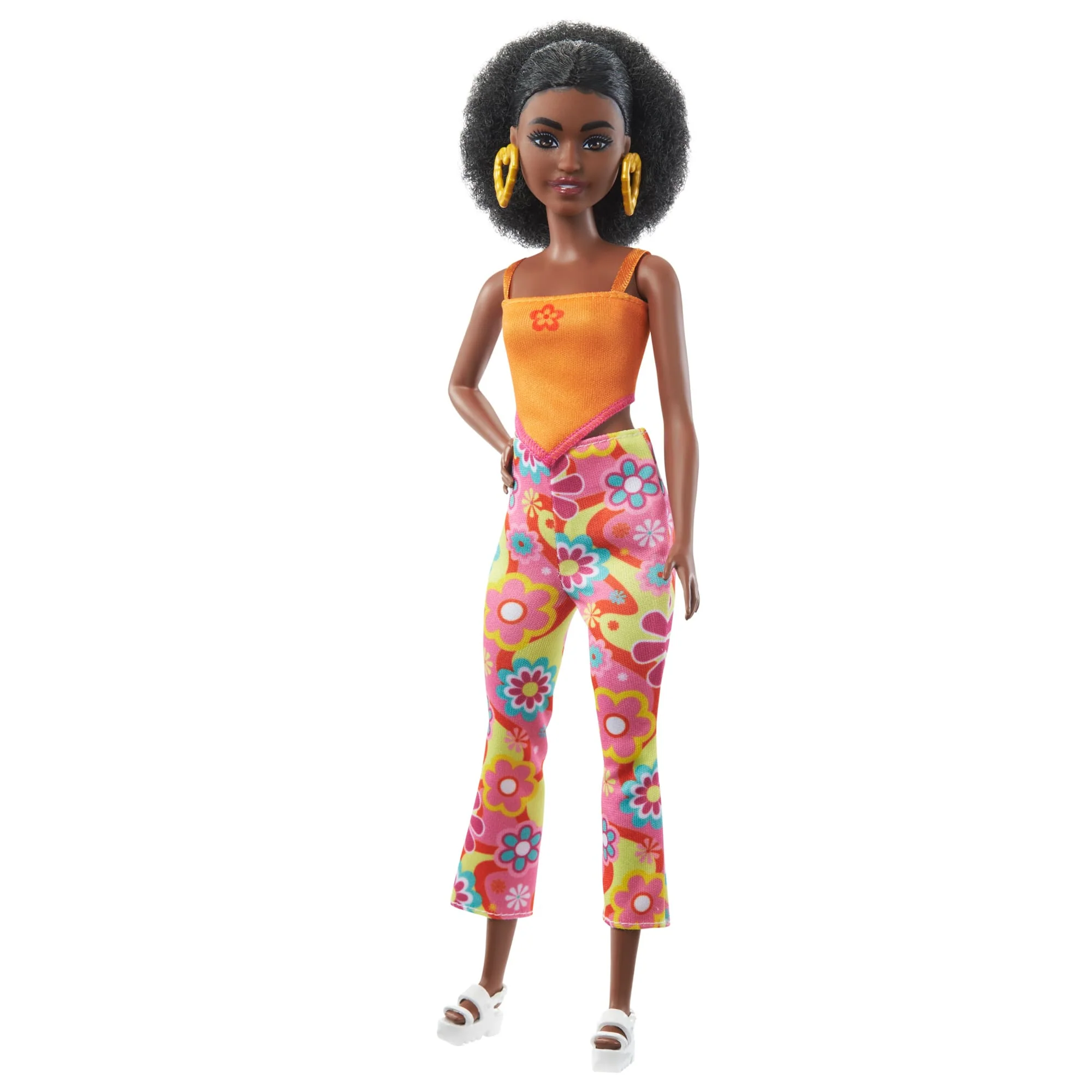 Barbie-Puppe, Lockige Schwarze Haare Und Zierlicher Körperbau, Barbie Fashionistas - Image 5