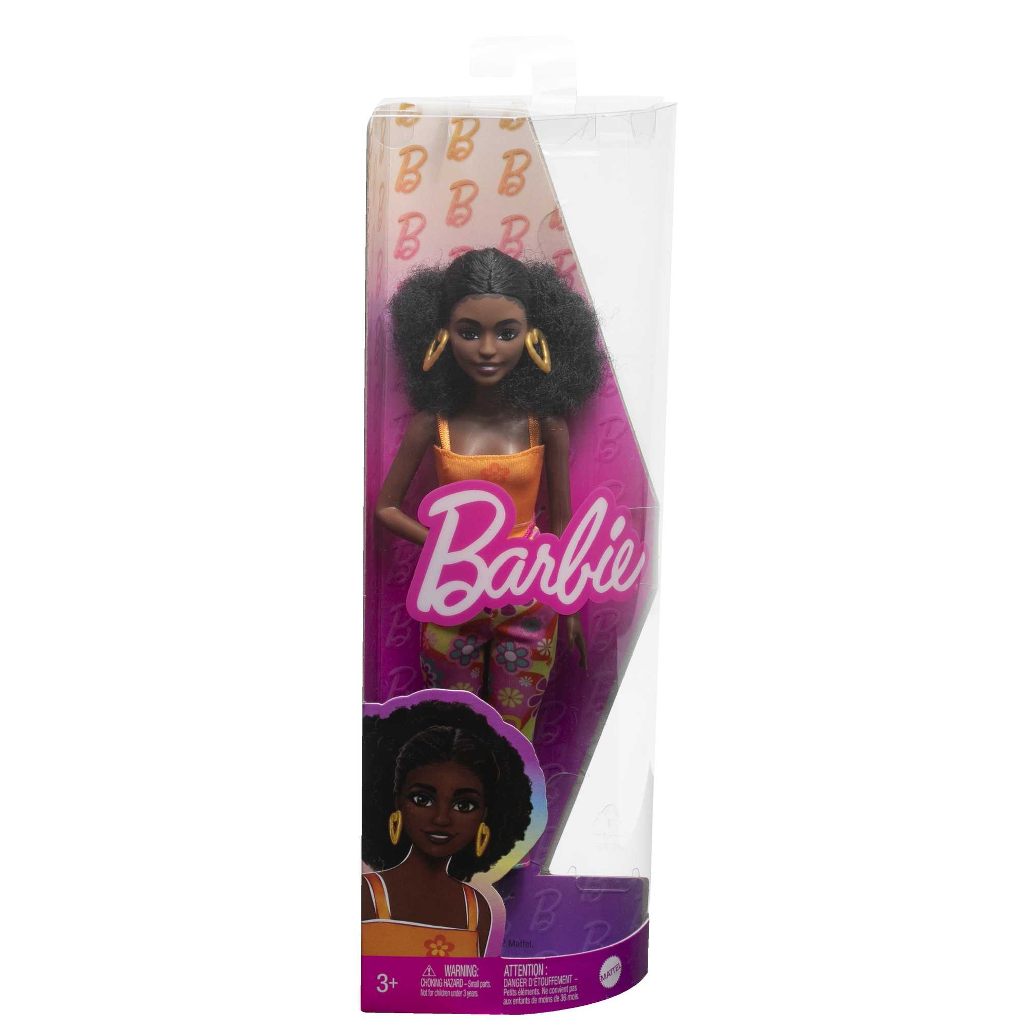 Barbie-Puppe, Lockige Schwarze Haare Und Zierlicher Körperbau, Barbie Fashionistas - Image 6