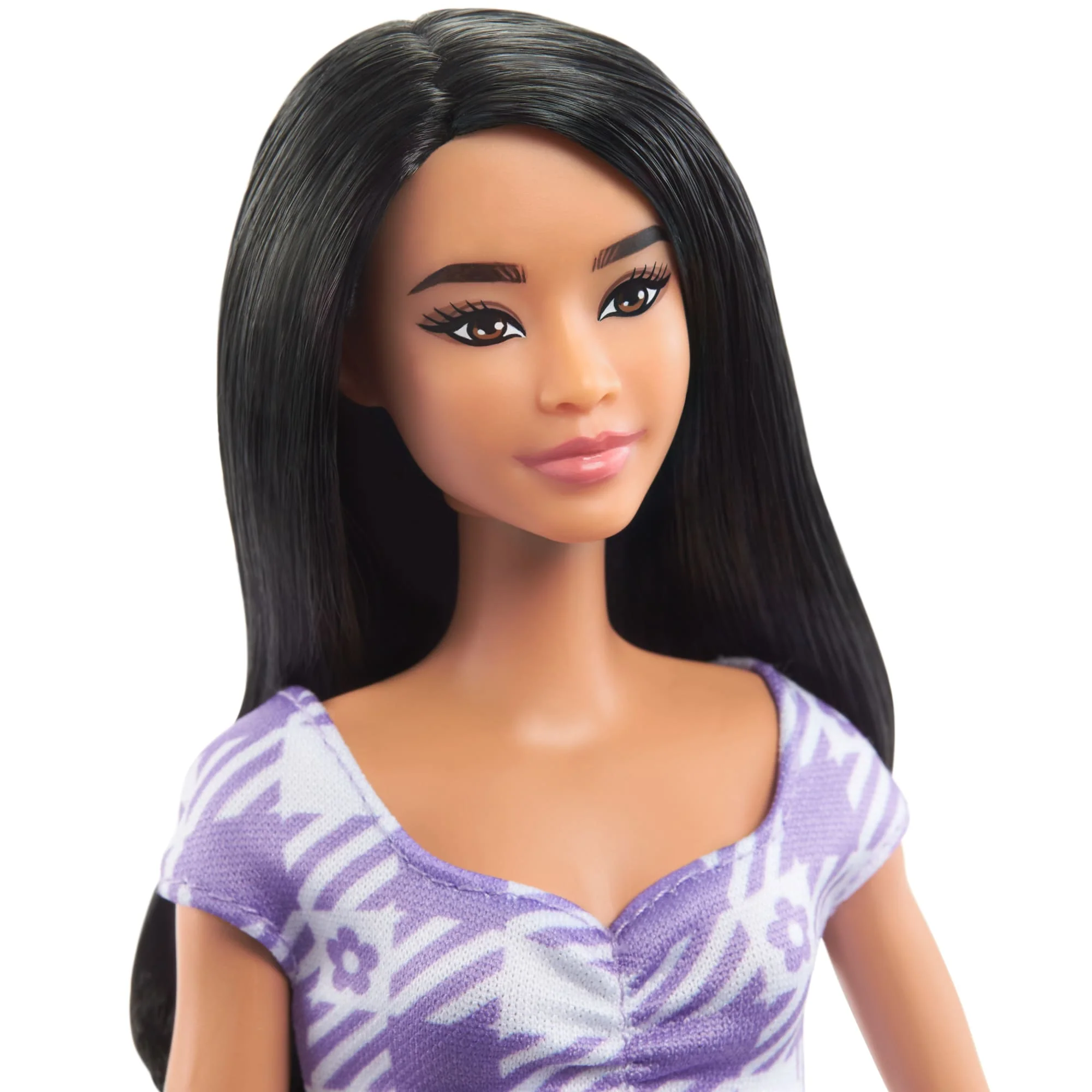 Barbie-Puppe, Schwarze Haare Und Großer Körperbau, Barbie Fashionistas - Image 2