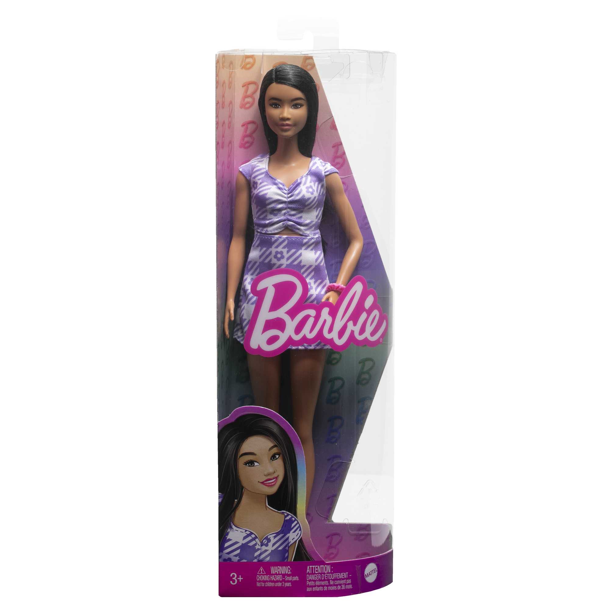 Barbie-Puppe, Schwarze Haare Und Großer Körperbau, Barbie Fashionistas - Image 6