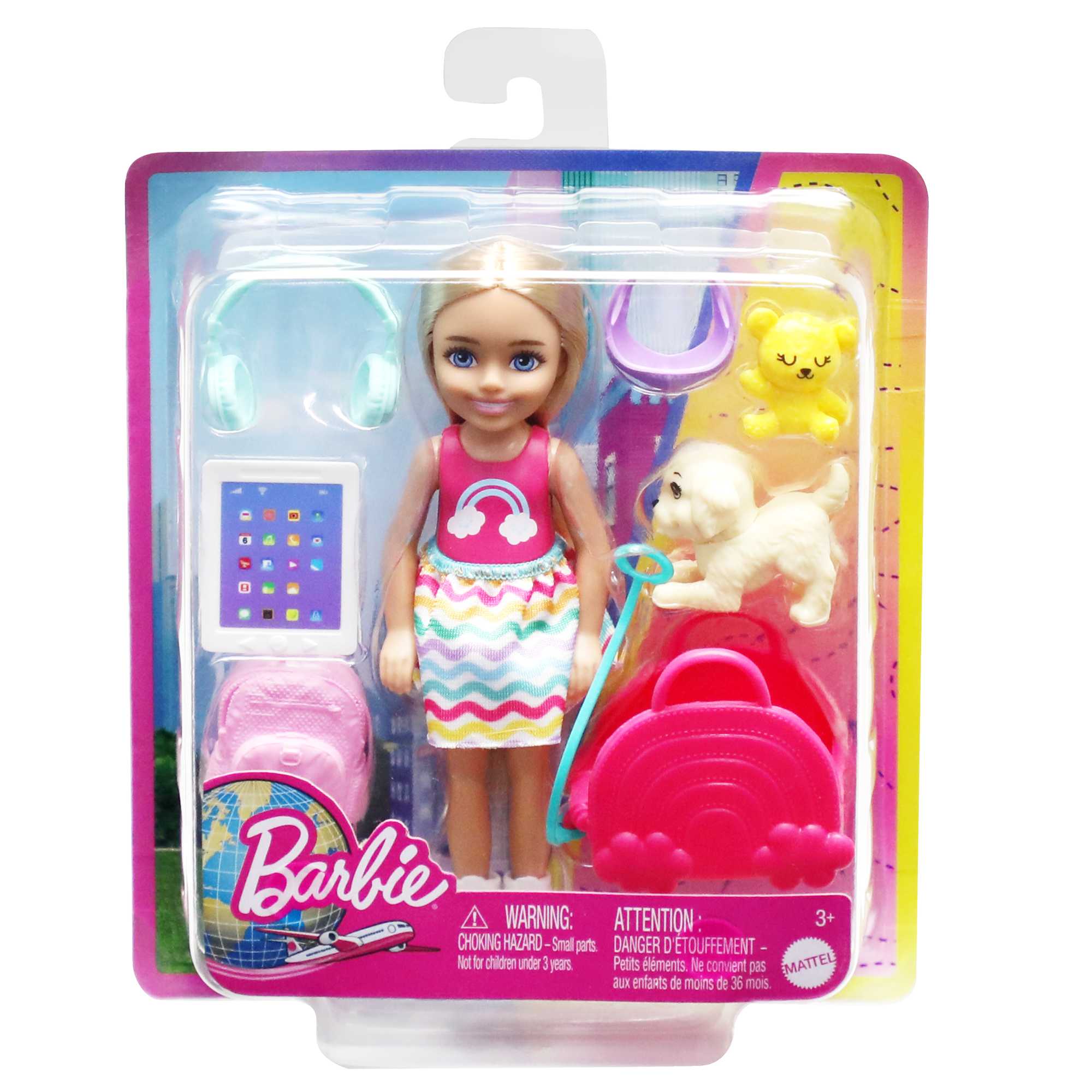 Barbie-Spielzeug, Chelsea-Puppe Und Accessoires, Reiseset Mit Hündchen - Image 6