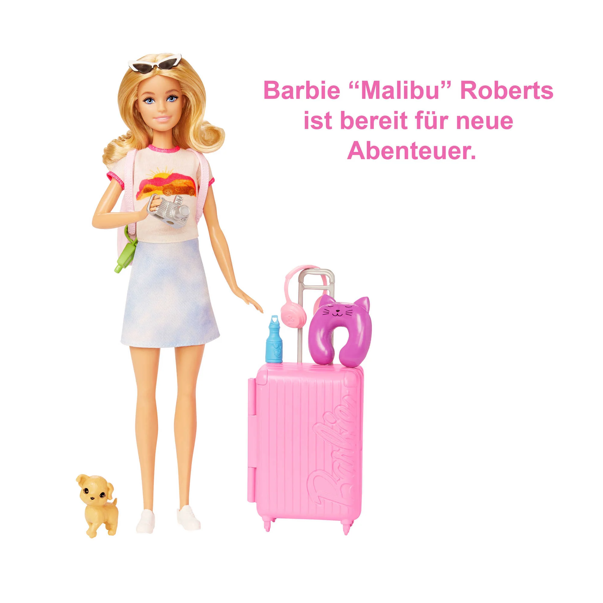 Barbie Reise-Puppe (Blond), Anziehpuppe Mit Hund & Urlaubs-Zubehör - Image 5