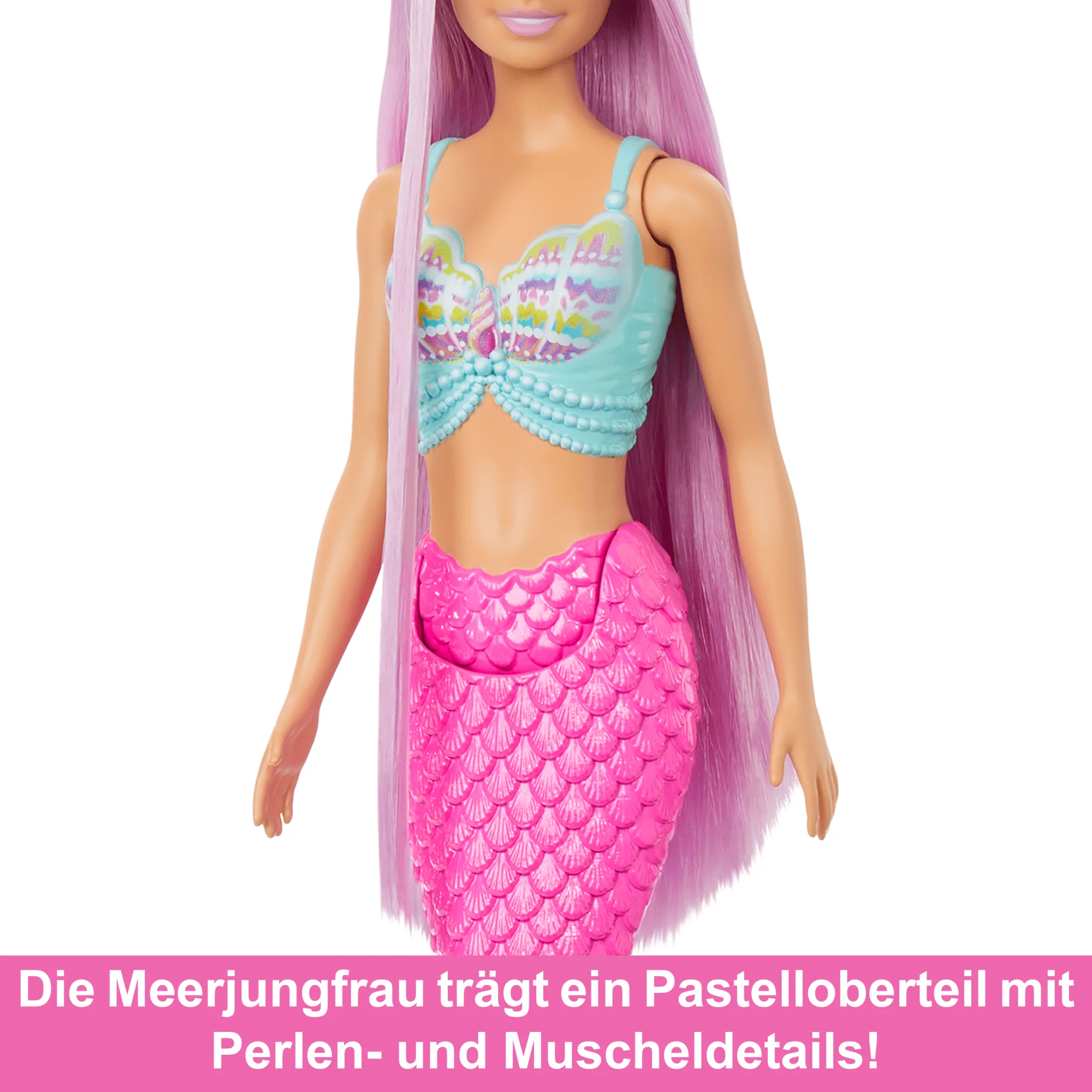 Barbie Meerjungfrauen-Puppe Mit Ca. 18 Cm Langen Fantasy-Haaren Und Zubehör Zum Stylen - Image 2