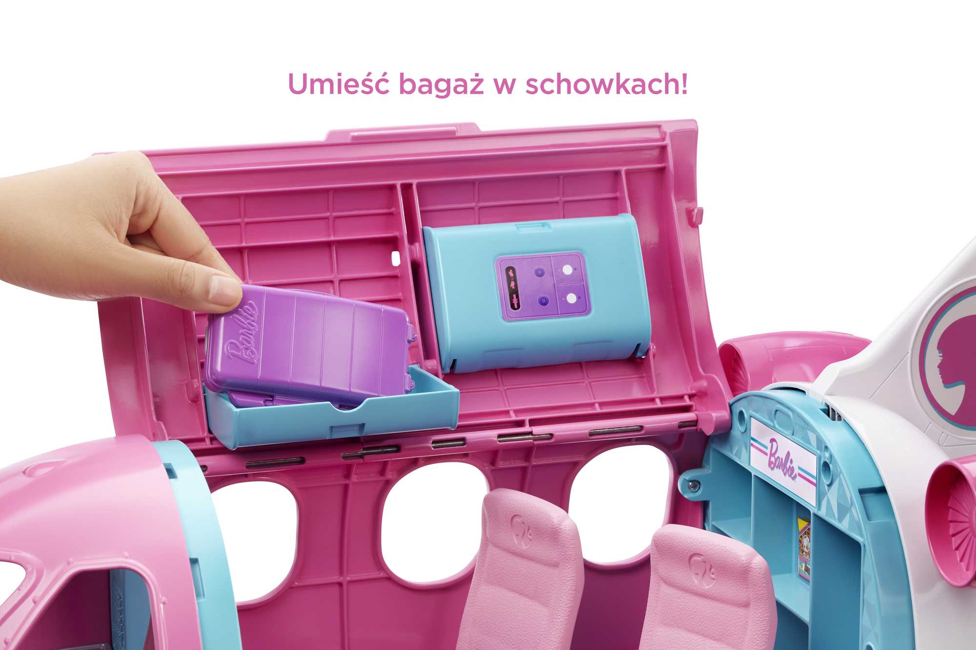Barbie® Dreamhouse Adventures™ Samolot Barbie Zestaw + lalka - Image 4