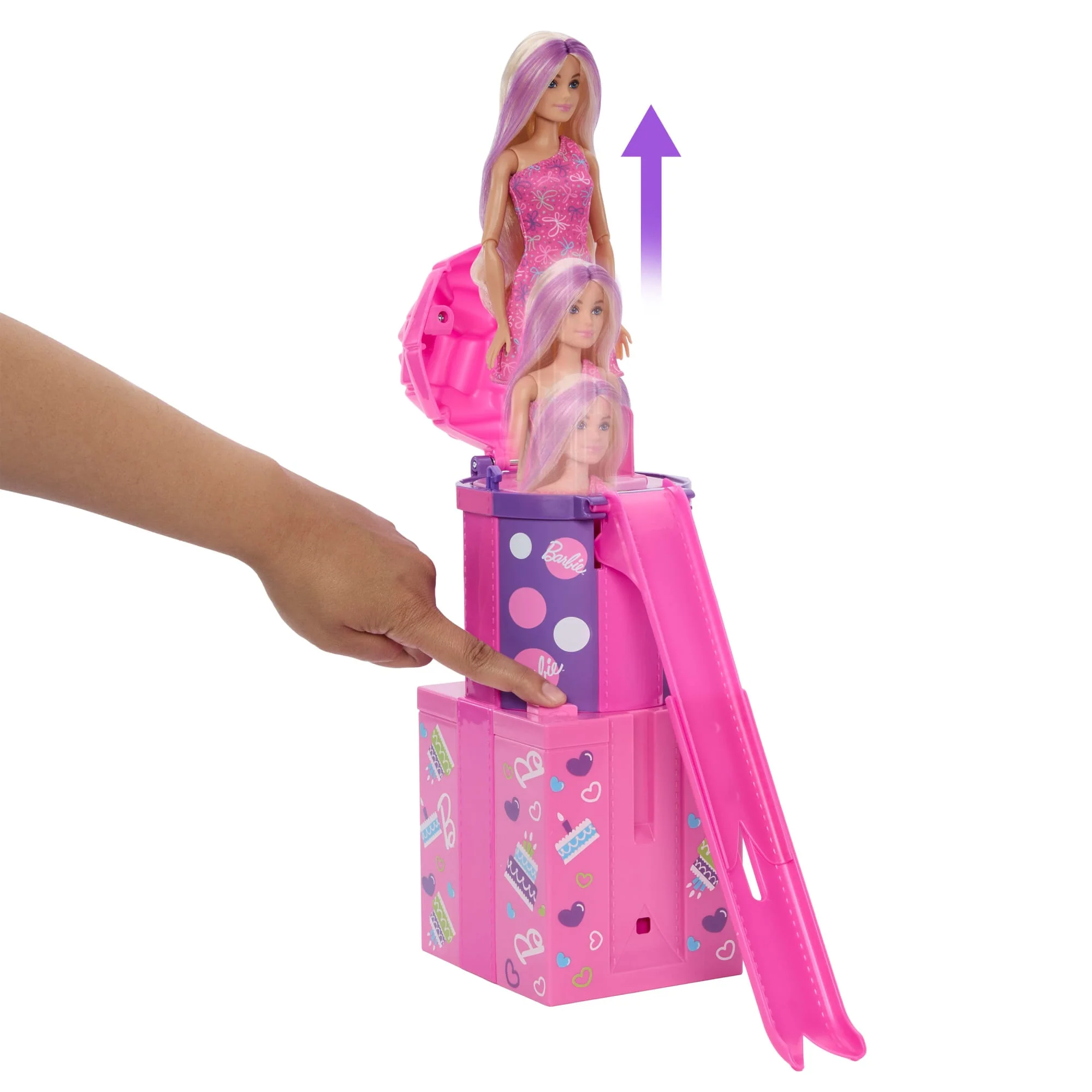 Muñeca Y Accesorios De La Serie Cumpleaños De Mascotas De Barbie Rise & Surprise Con Tobogán Y Sorpresas (Los Estilos Pueden Variar) - Image 5