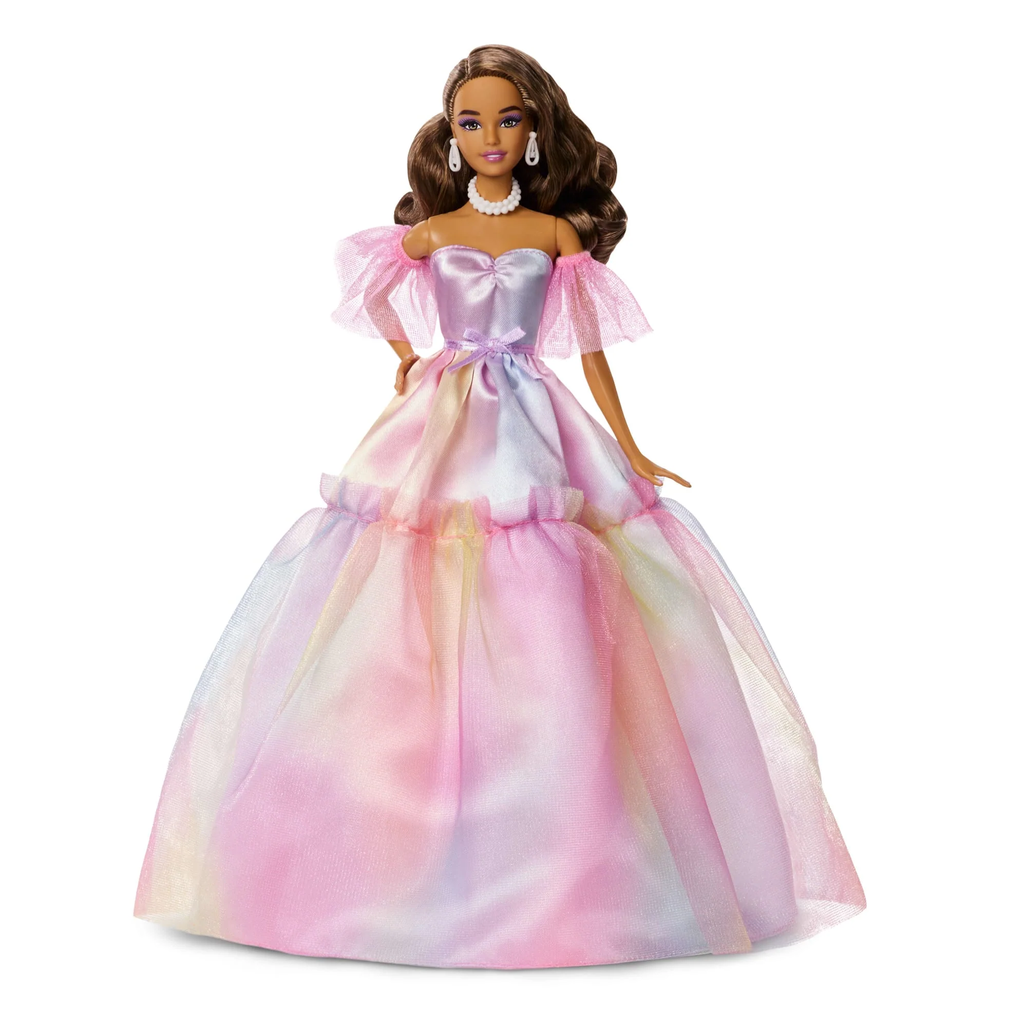 Barbie Signature Birthday Wishes, Bambola Con Abito Con Effetto Arcobaleno Pastello, Regalo Da Collezione - Image 5