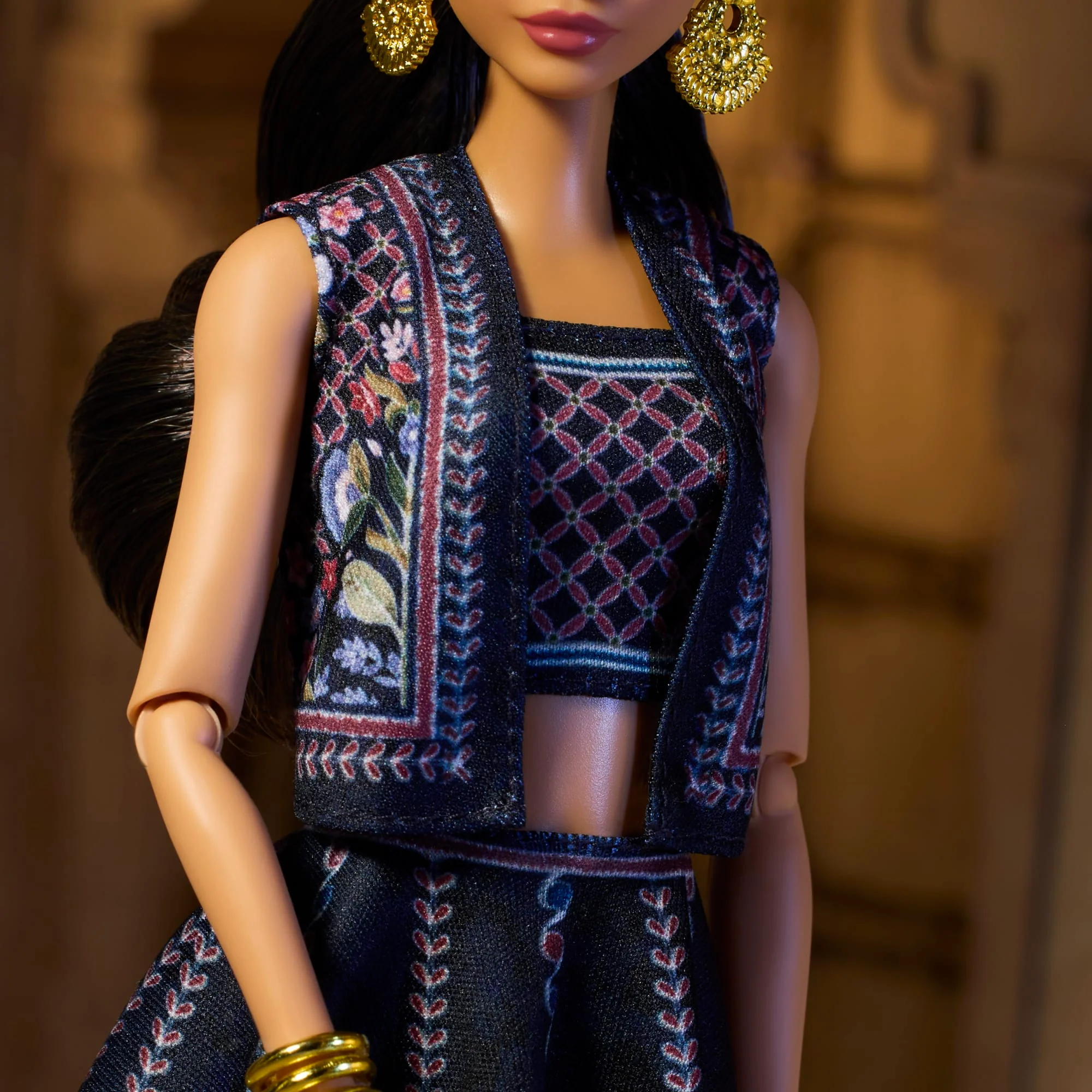 Barbie Signature Diwali Doll By Anita Dongre Wearing Festival Of Lights Look, Holiday Collectible - Image 4