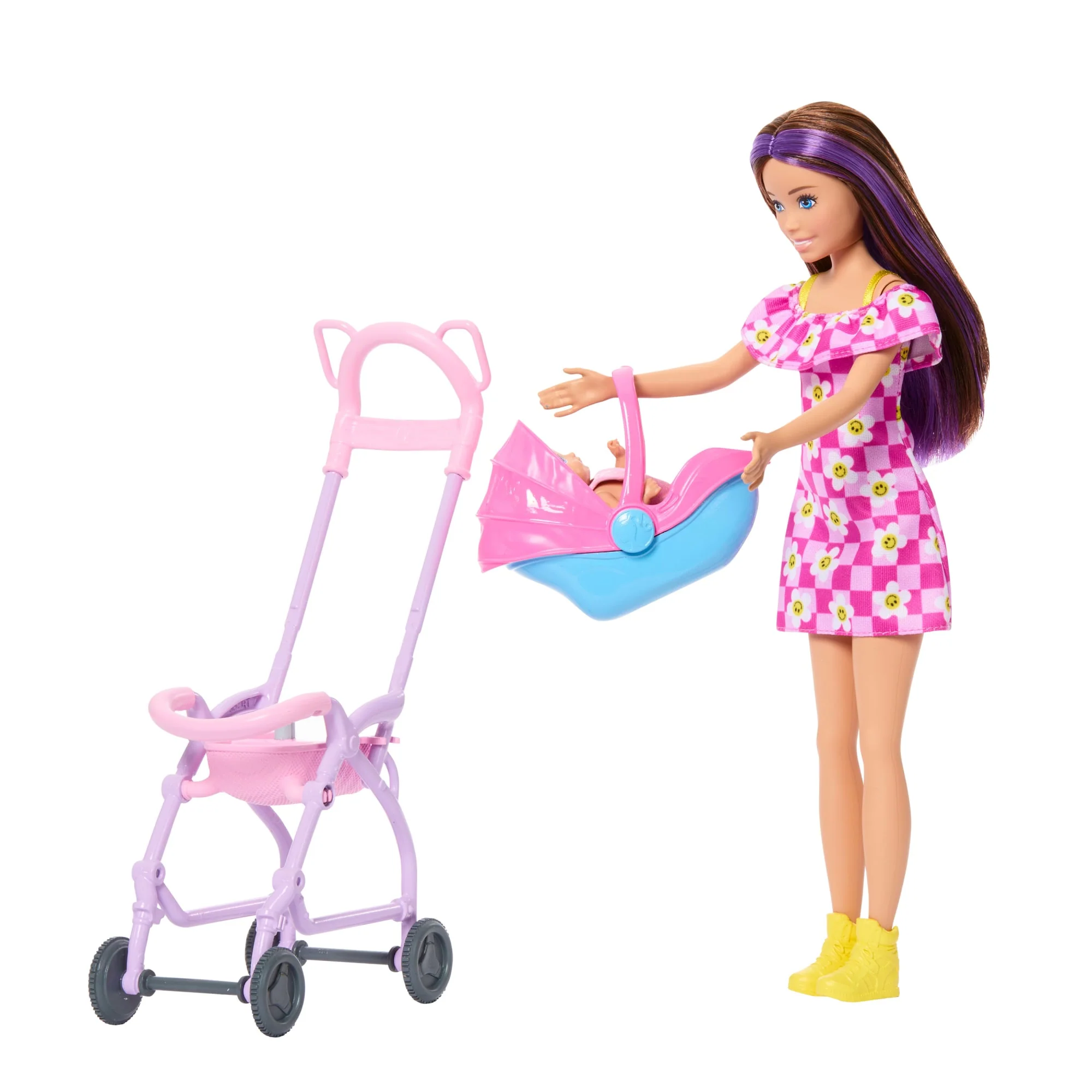 Barbie Skipper Babysitters Inc. Playset With Skipper Doll, Baby Doll, Stroller & 7 Accessories - Image 3