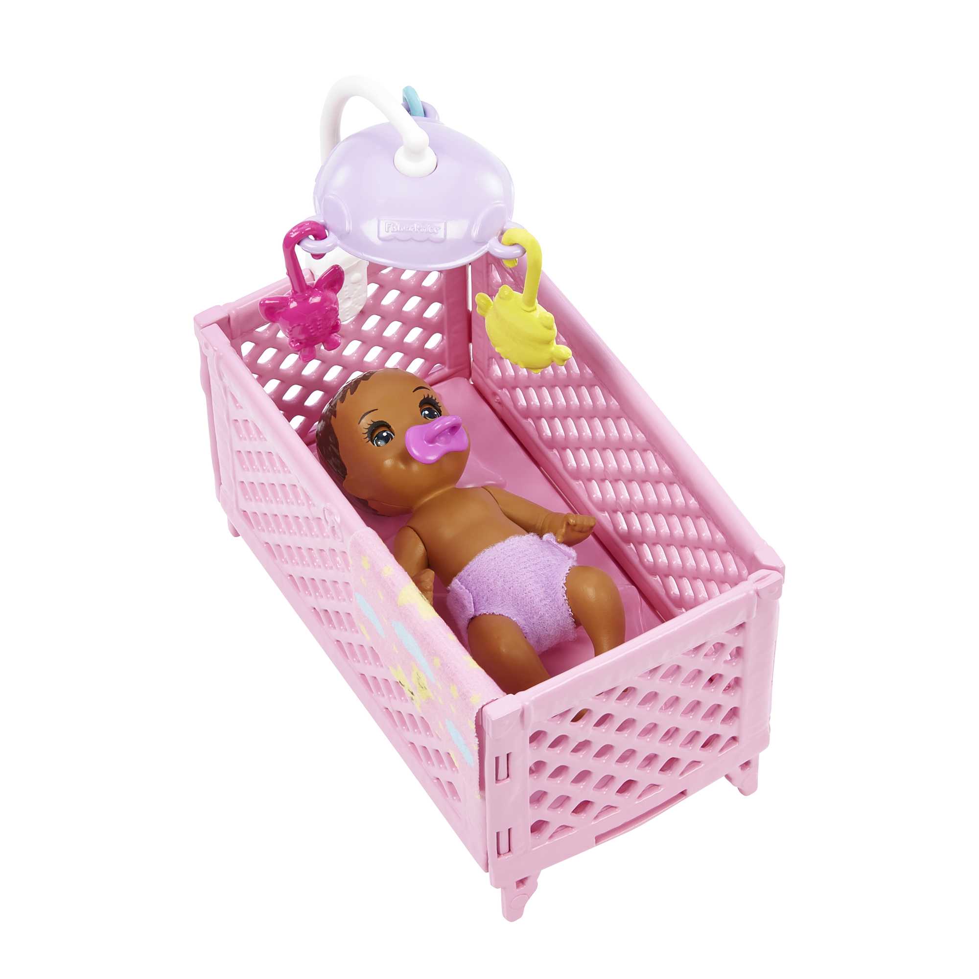 Barbie Pop En Accessoires, Babysitter Skipper Met Wiegje, Speelset - Image 7