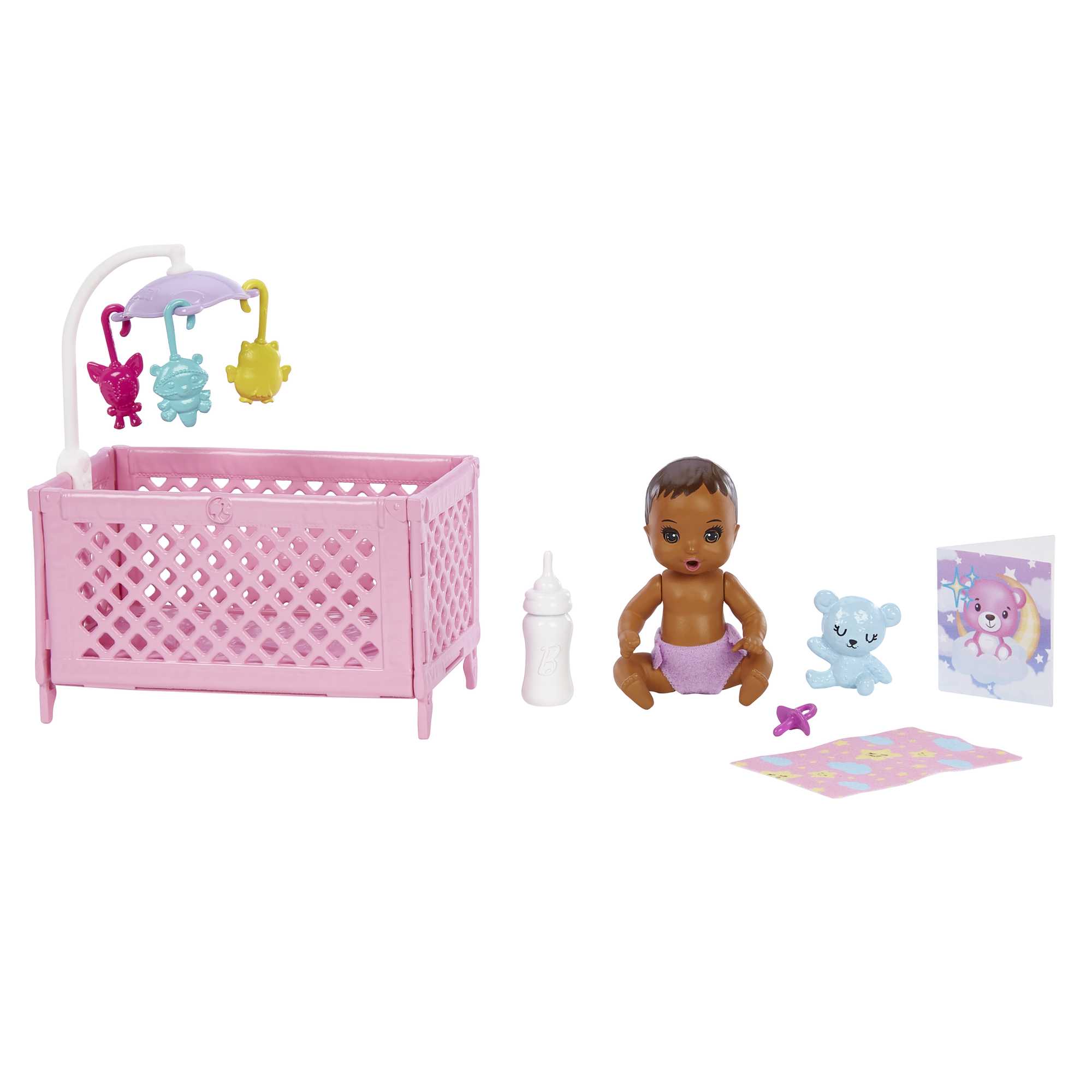 Barbie Pop En Accessoires, Babysitter Skipper Met Wiegje, Speelset - Image 8