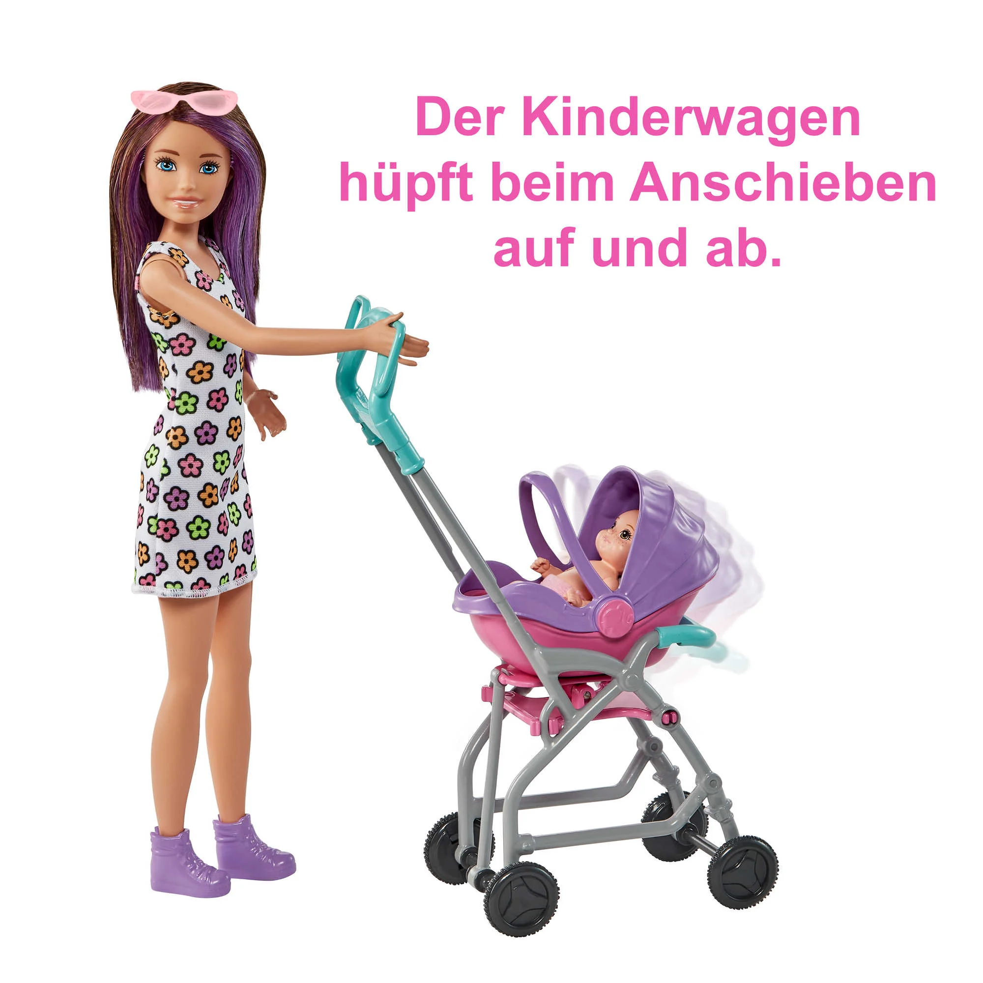 Barbie „Skipper Babysitters Inc.“-Puppe Und Kinderwagen-Spielset, Für Kinder Ab 3 Jahren - Image 3