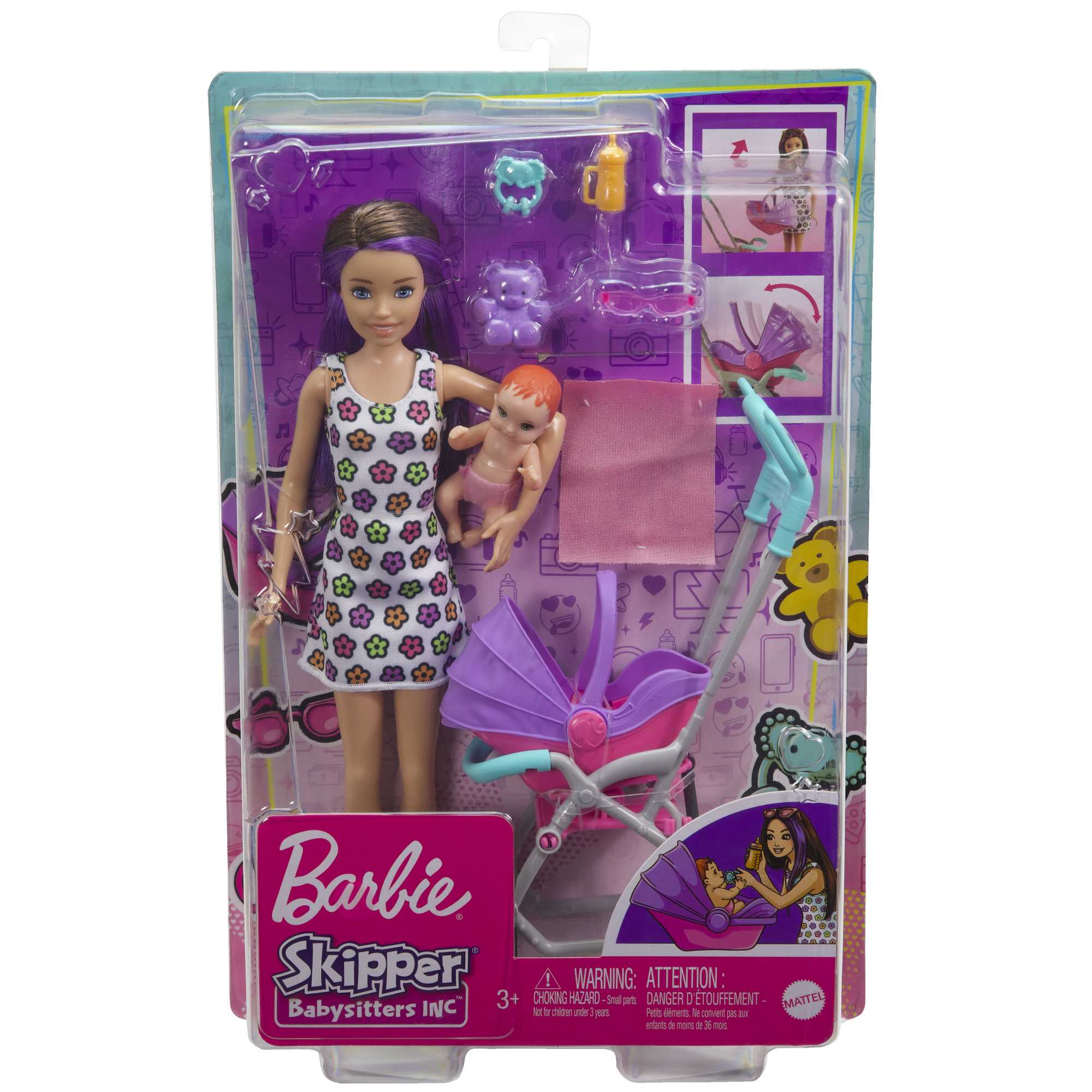 Barbie „Skipper Babysitters Inc.“-Puppe Und Kinderwagen-Spielset, Für Kinder Ab 3 Jahren - Image 6